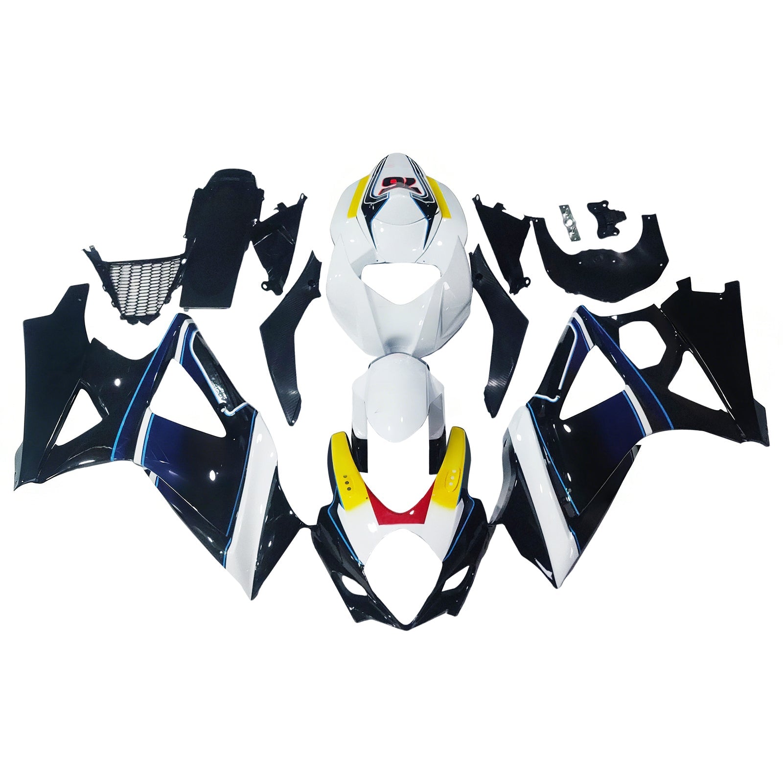 Fairings 2007-2008 Suzuki GSXR 1000 Multi-Color Brux Generic