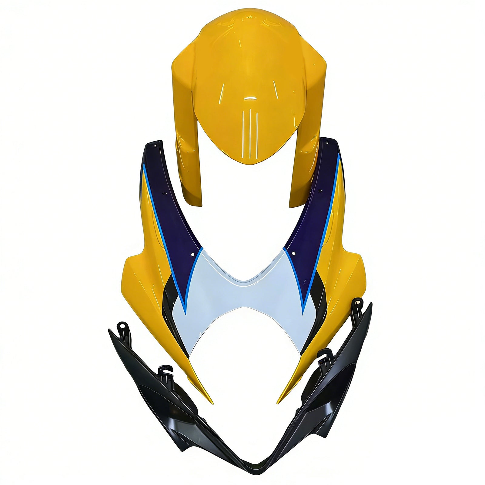 Fairings 2007-2008 Suzuki GSXR 1000 Yellow Blue Alstare Corona Generic