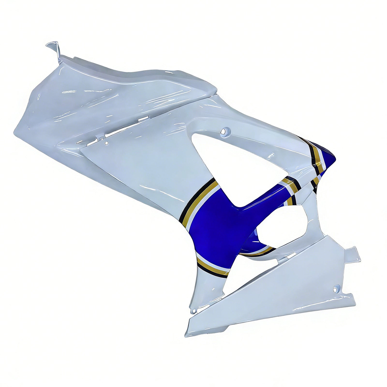 Fairings 2007-2008 Suzuki GSXR 1000 White & Blue Lucky Strike Generic