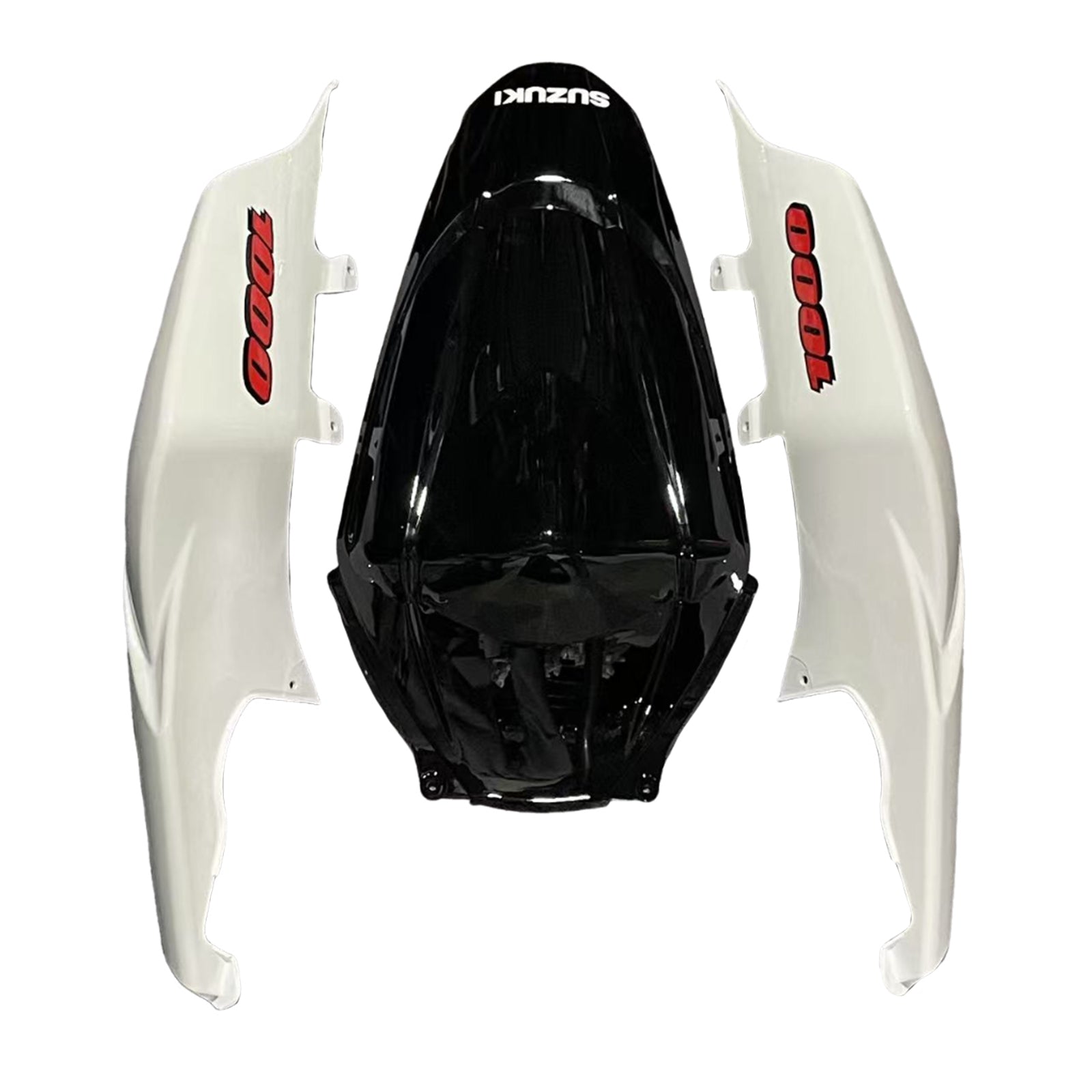 Fairings 2007-2008 Suzuki GSXR 1000 Black & White GSXR Generic