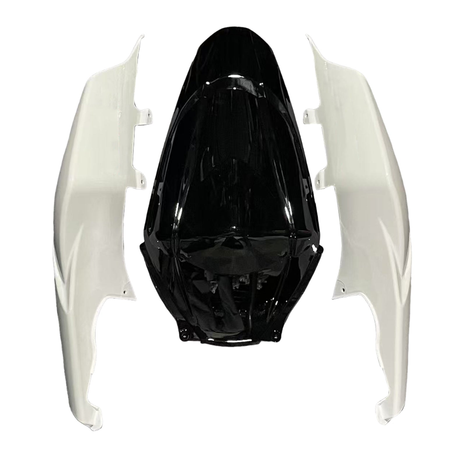 Carenados 2007-2008 Suzuki GSXR 1000 Negro y Blanco GSXR Genérico