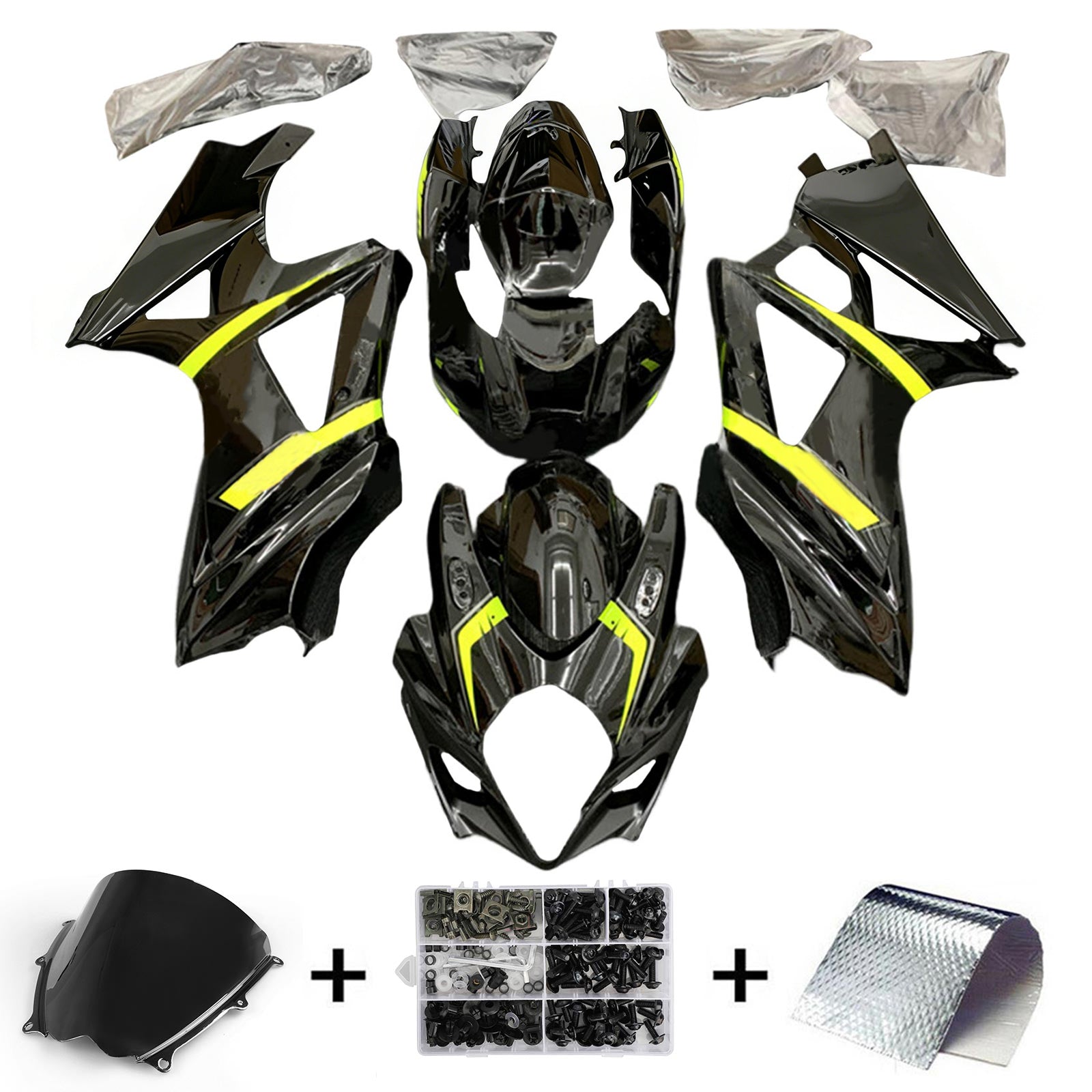 Suzuki GSXR1000 2007-2008 K7 Kit Carenado Carrocería Plástico ABS
