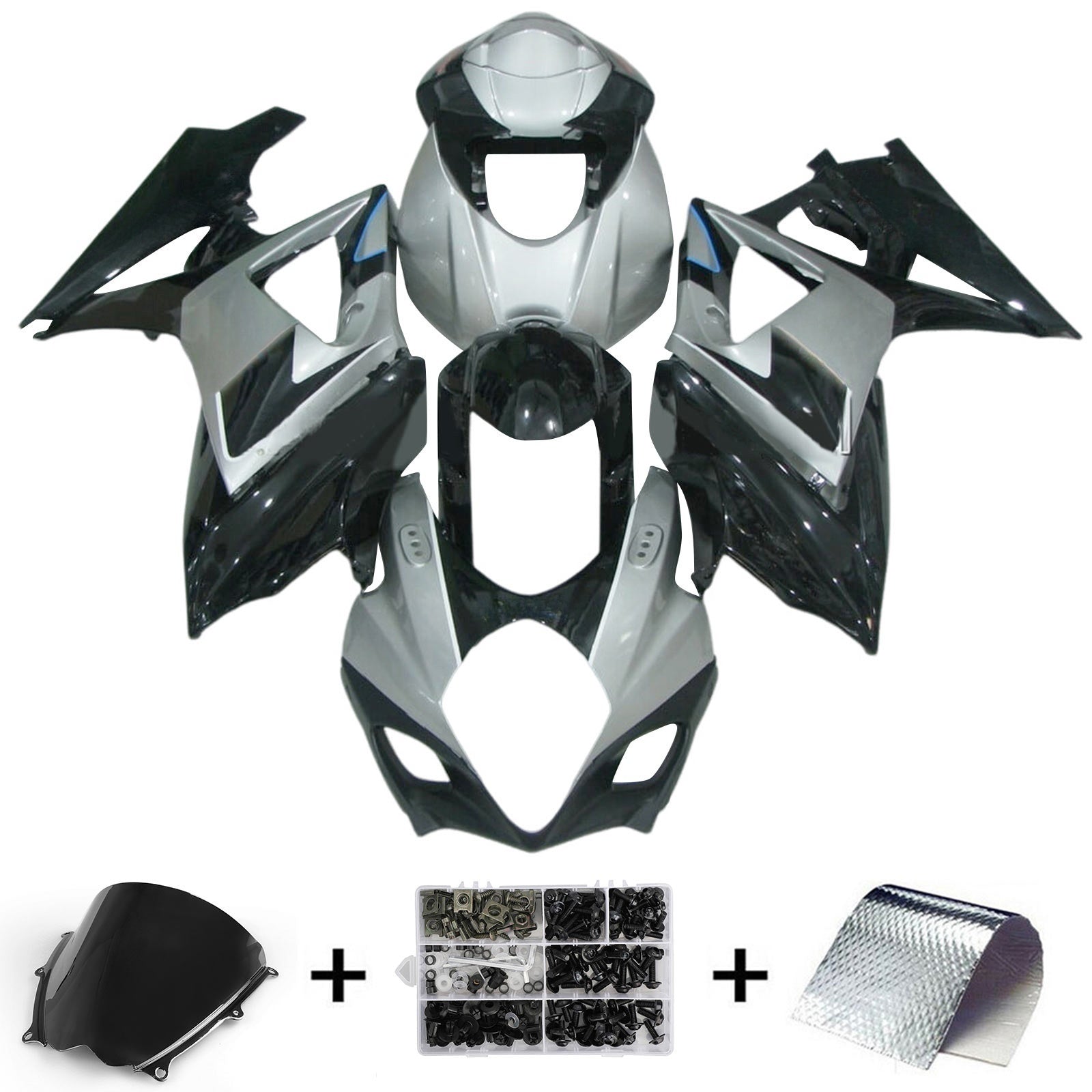 Amotopart Suzuki GSXR1000 2007-2008 K7 Fairing Kit Bodywork Plastic ABS