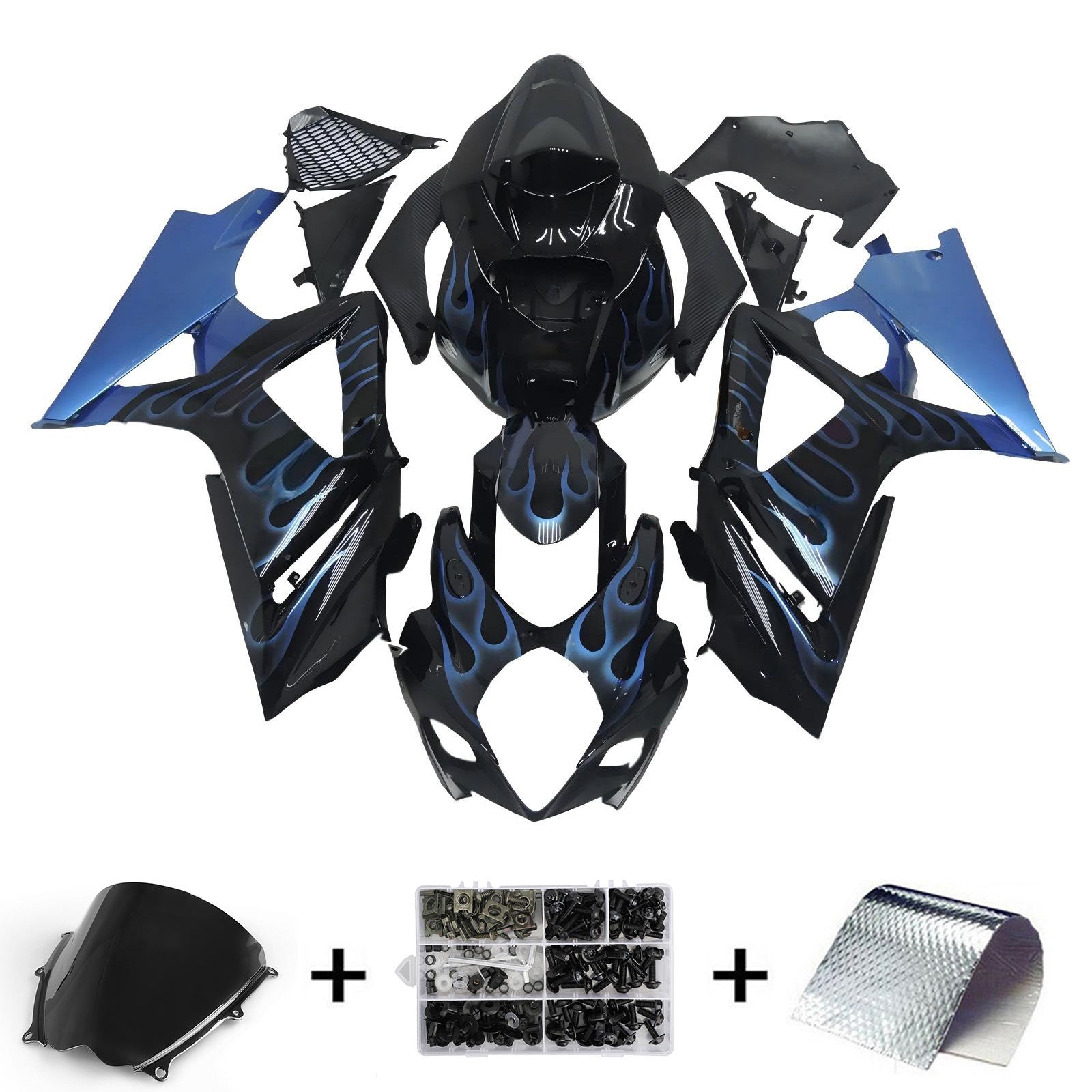 Amotopart Suzuki GSXR1000 2007-2008 K7 Fairing Kit Bodywork Plastic ABS