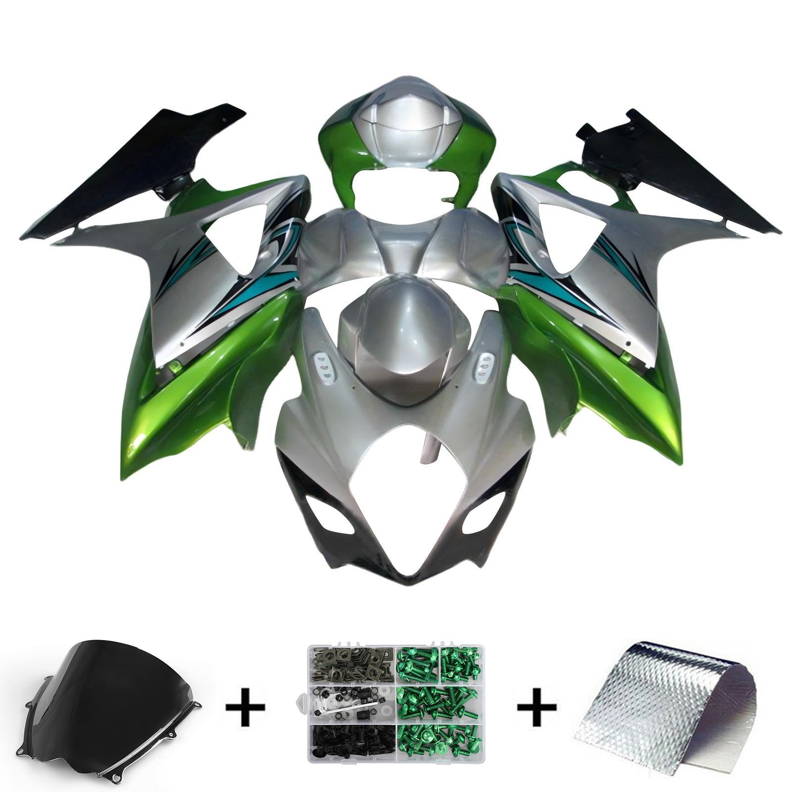 Amotopart Suzuki GSXR1000 2007-2008 K7 Fairing Kit Bodywork Plastic ABS
