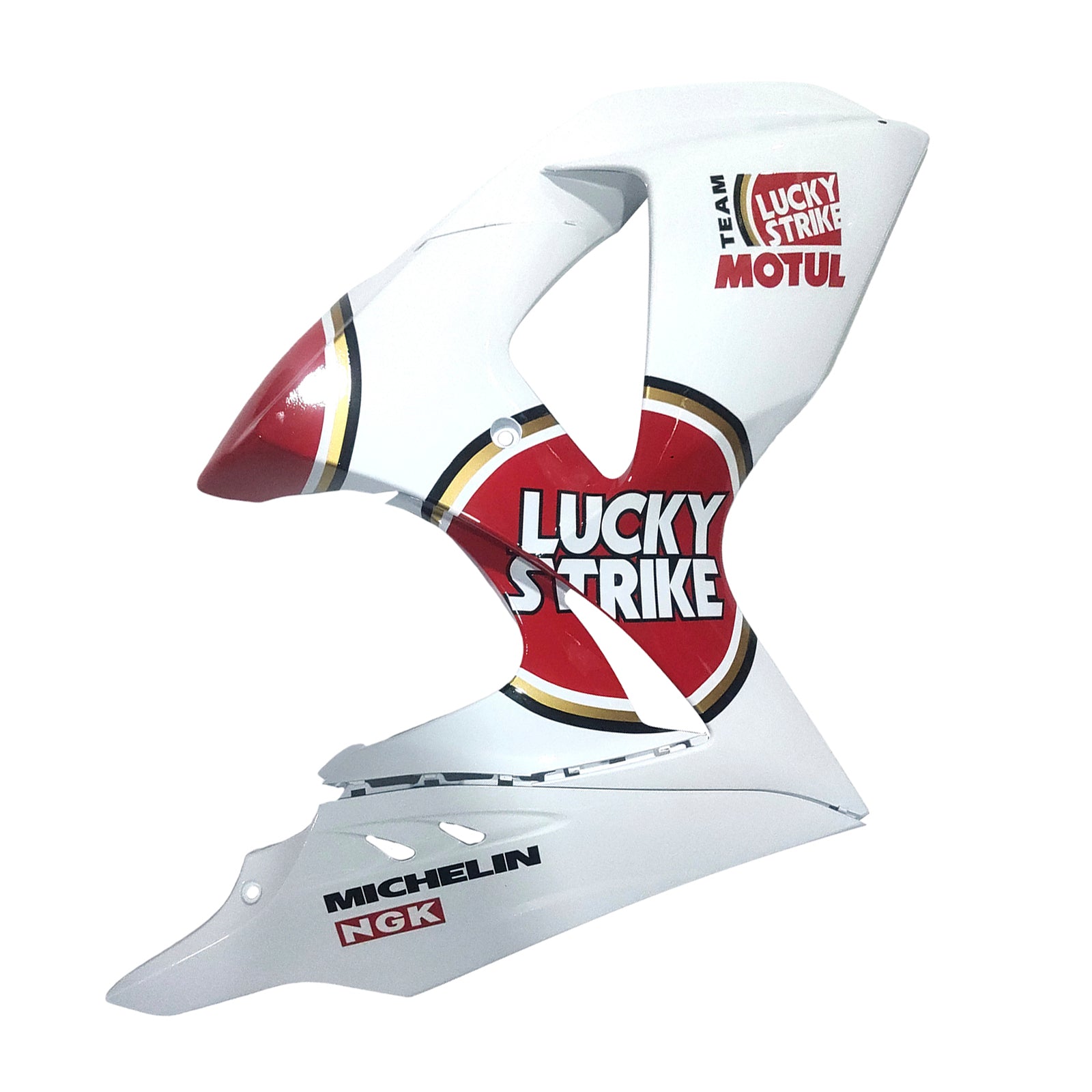 Fairings 2009-2016 Suzuki GSXR 1000 White & Red Lucky Strike Generic