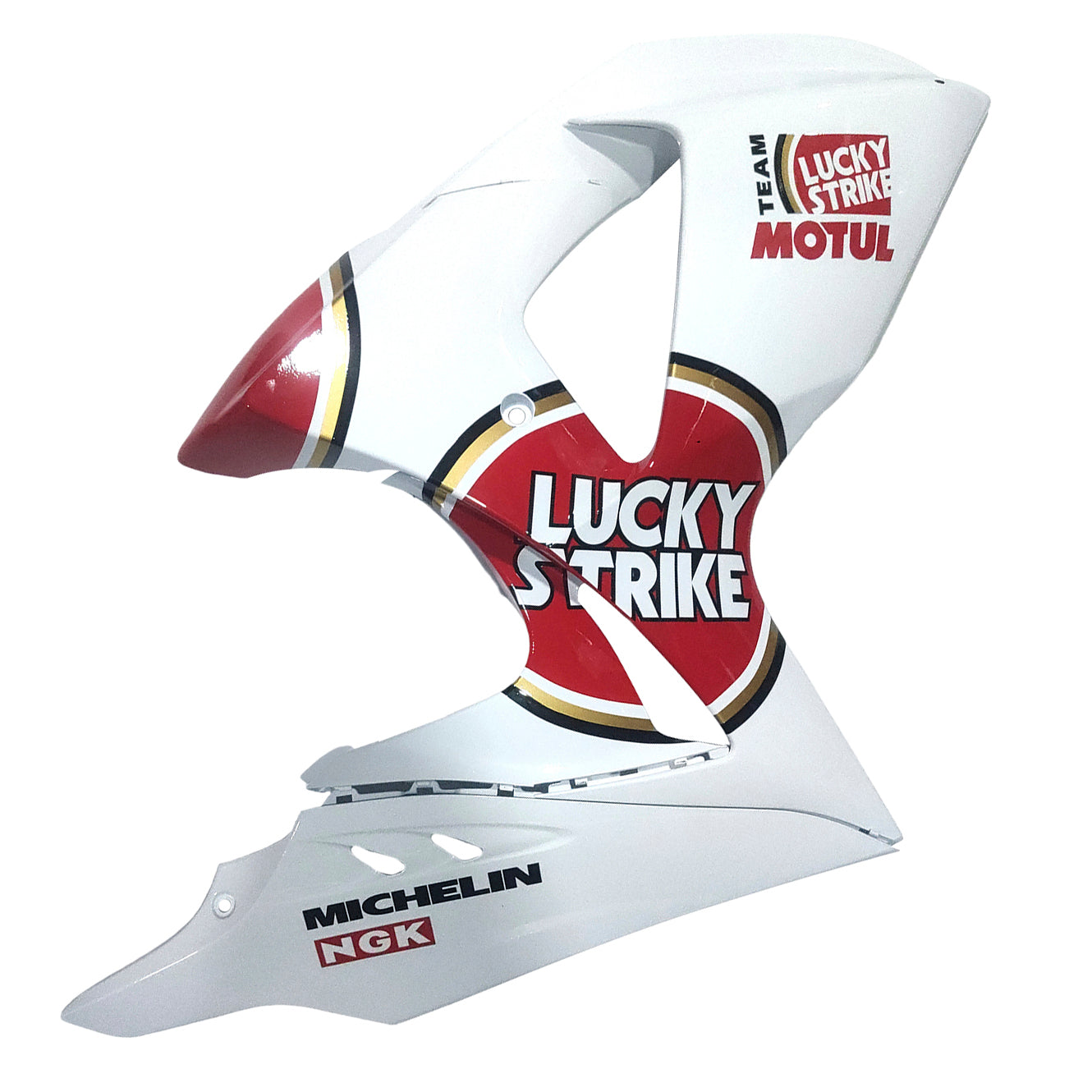 Fairings 2009-2016 Suzuki GSXR 1000 White & Red Lucky Strike Generic