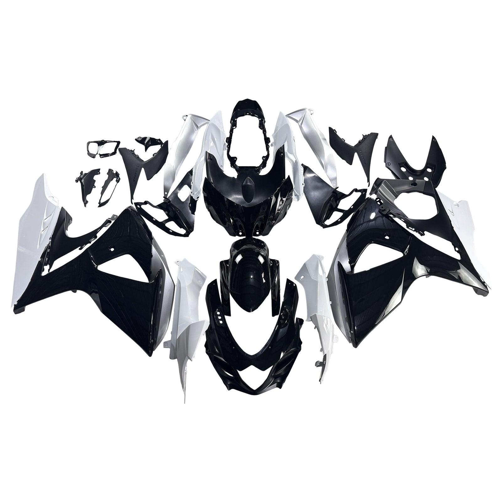 Fairings 2009-2016 Suzuki GSXR 1000 Black & White GSXR Generic