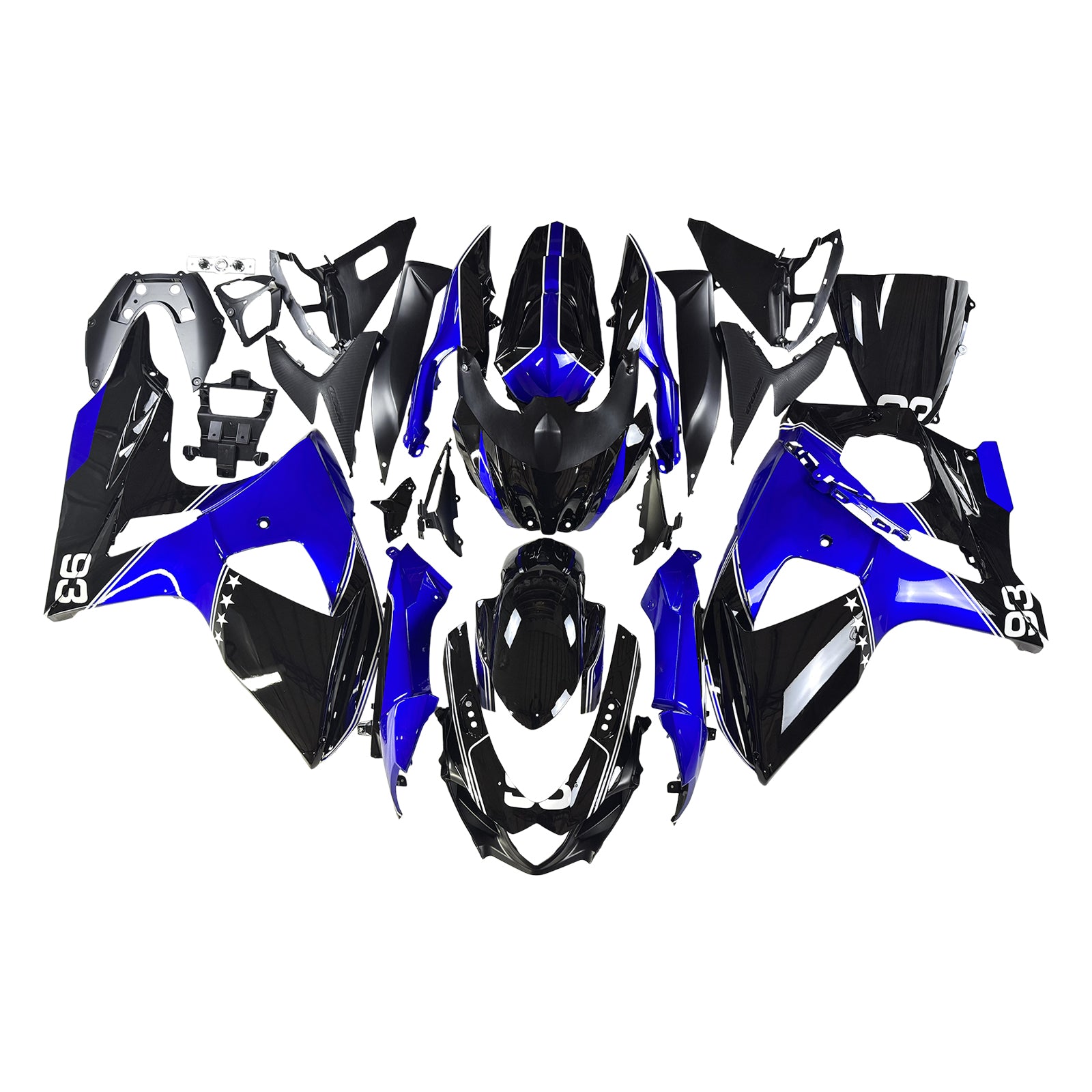 Amotopart Suzuki GSXR1000 2009-2016 K9 Fairing Kit Bodywork Plastic ABS