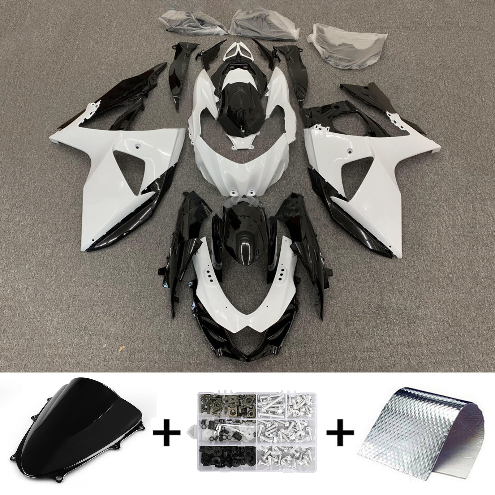 Amotopart Suzuki GSXR1000 2009-2016 K9 Fairing Kit Bodywork Plastic ABS