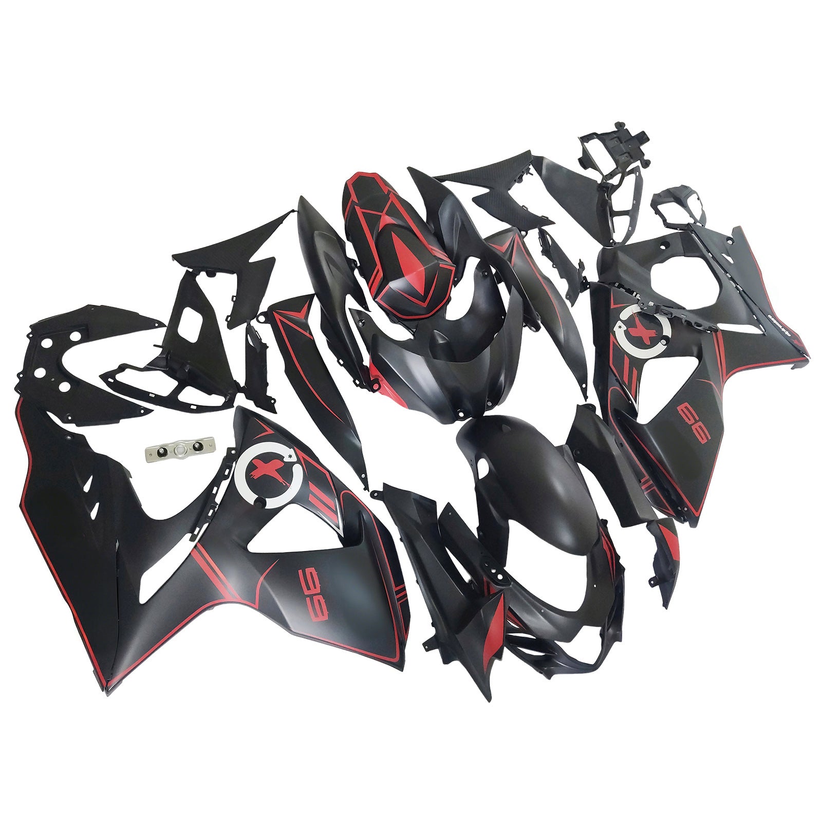 Amotopart Suzuki GSXR1000 2009-2016 K9 Fairing Kit Bodywork Plastic ABS