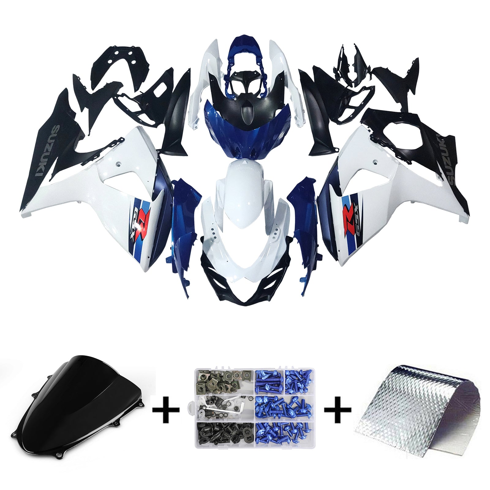Amotopart Suzuki GSXR1000 2009-2016 K9 Fairing Kit Bodywork Plastic ABS