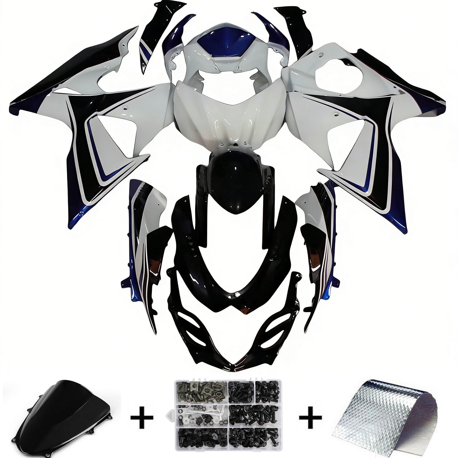 Amotopart Suzuki GSXR1000 2009-2016 K9 Fairing Kit Bodywork Plastic ABS