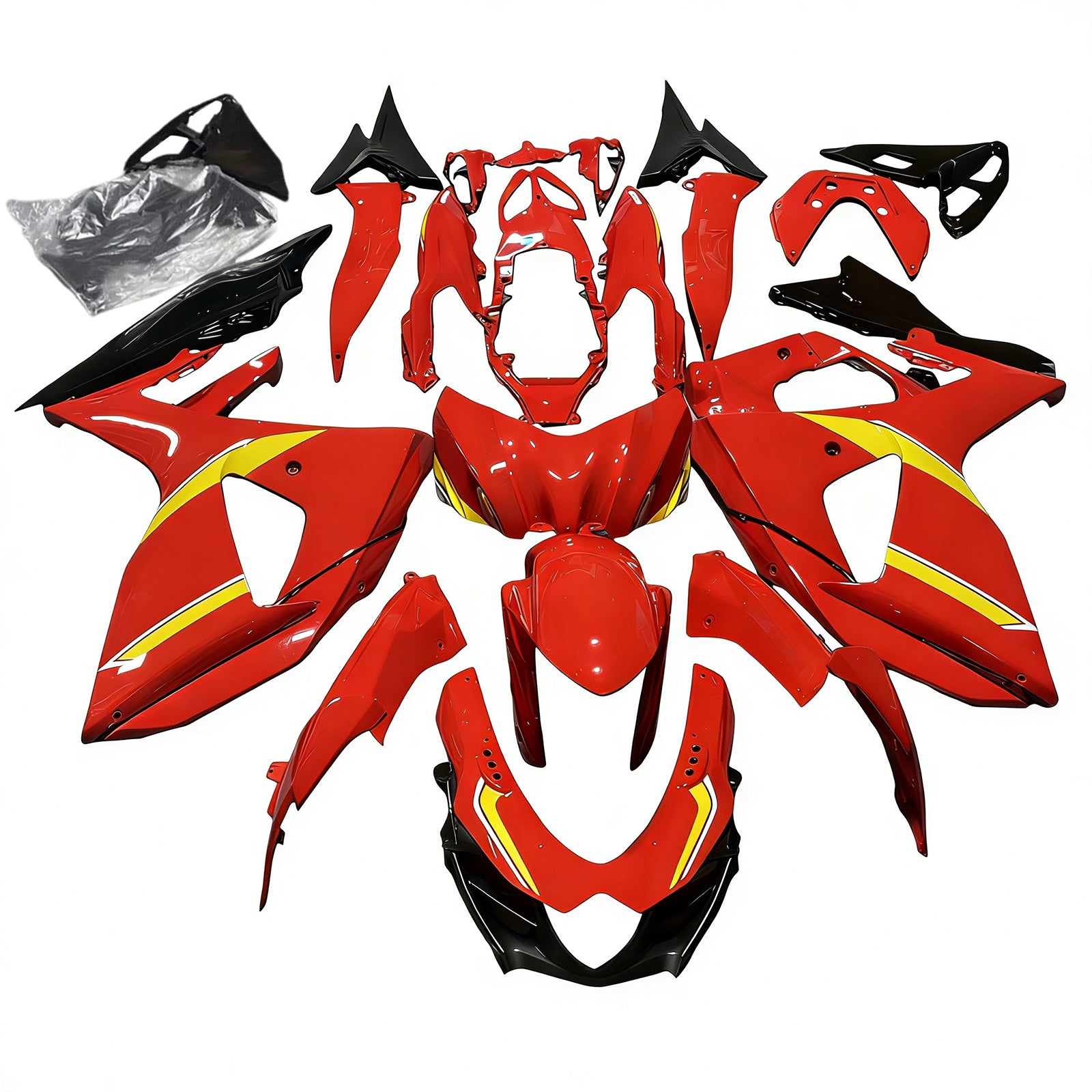 Amotopart Suzuki GSXR1000 2009-2016 K9 Fairing Kit Bodywork Plastic ABS