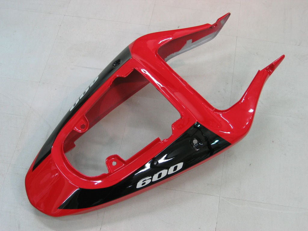페어링 2001-2003 스즈키 GSXR 600 실버 레드 블랙 GSXR 제네릭