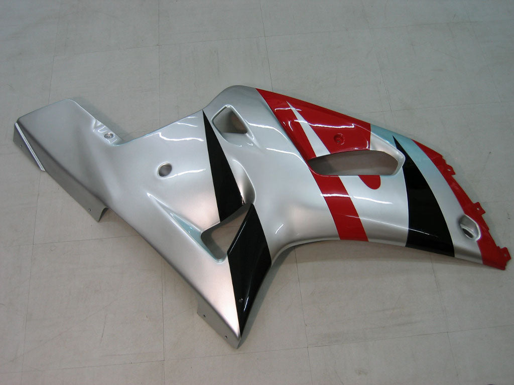페어링 2001-2003 스즈키 GSXR 600 실버 레드 블랙 GSXR 제네릭