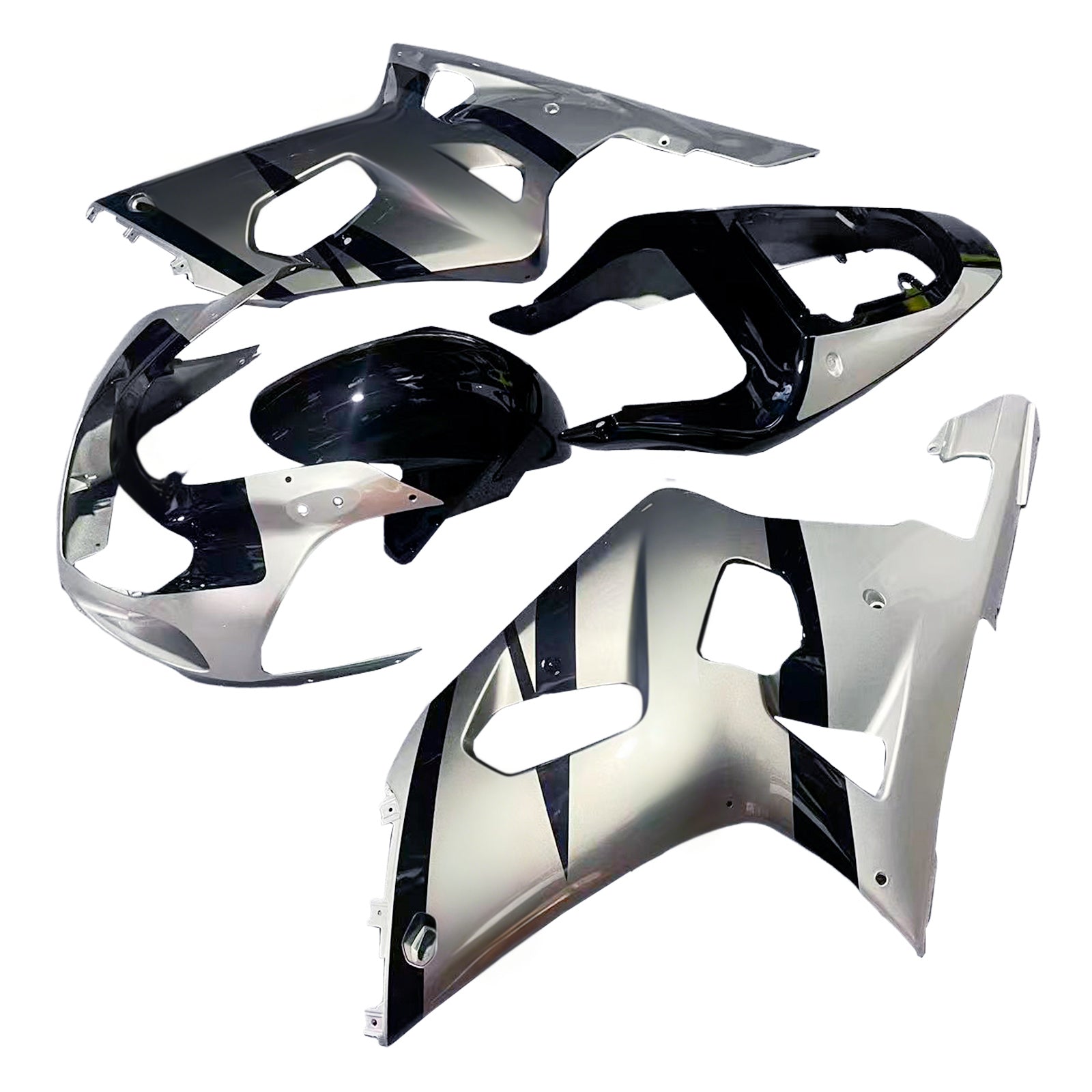 Fairings 2001-2003 Suzuki GSXR 600 Silver 2-Tone GSXR Generic