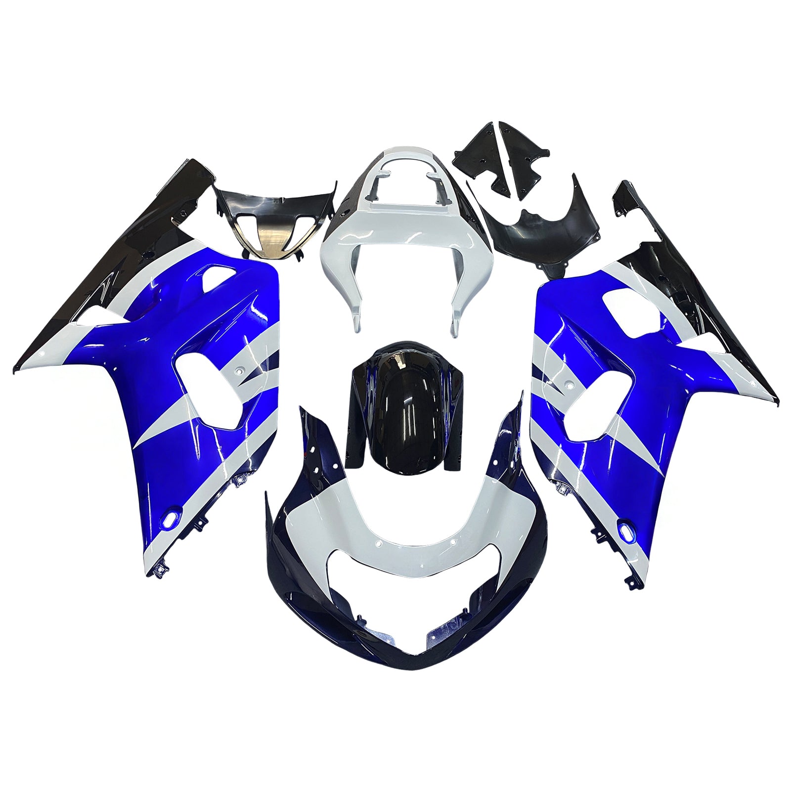 Fairings 2001-2003 Suzuki GSXR 600 Blue White Black GSXR