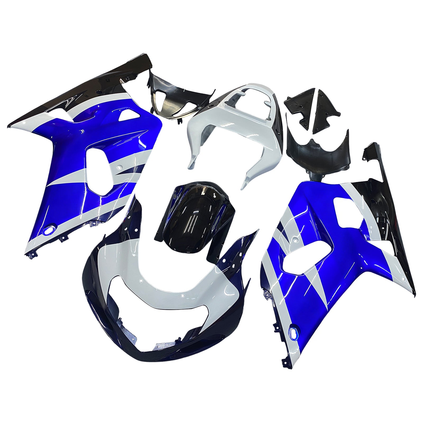 Fairings 2001-2003 Suzuki GSXR 600 Blue White Black GSXR