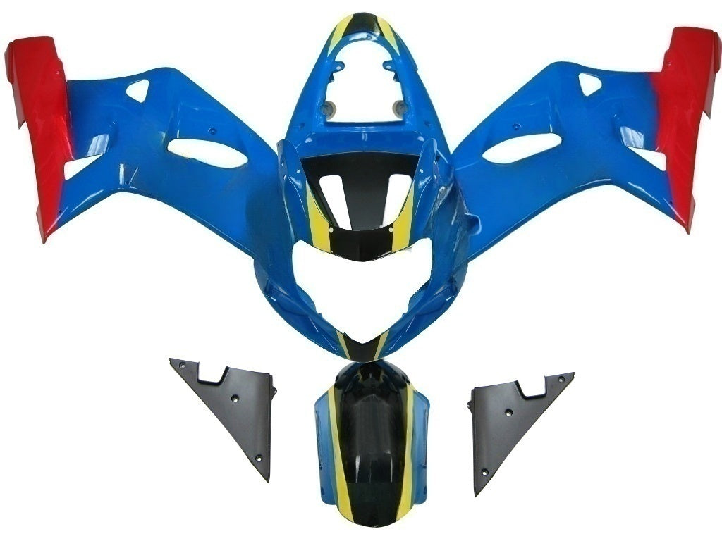 Carenados 2001-2003 Suzuki GSXR 600 Azul Rojo Rizla GSXR Genérico