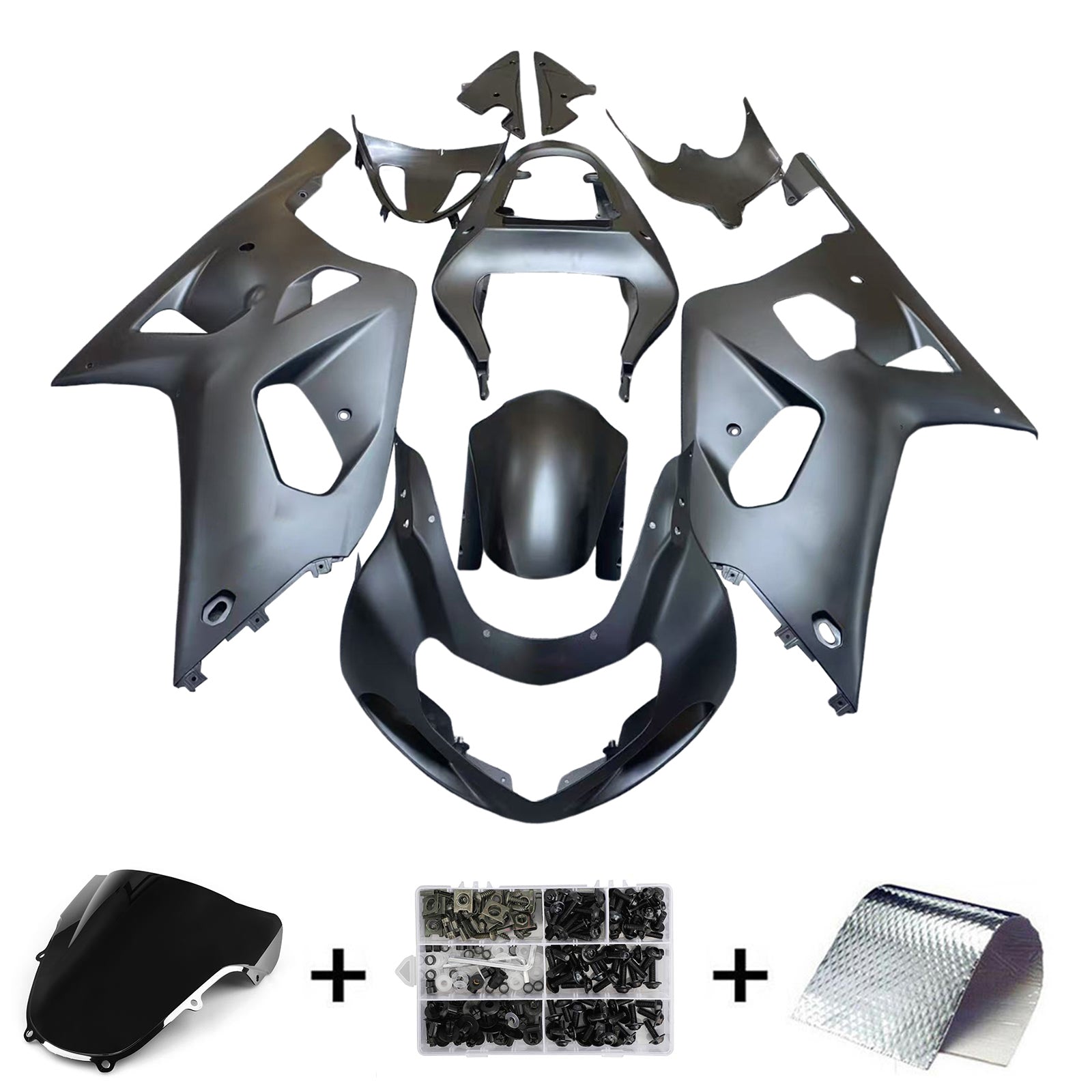 Suzuki GSXR600 GSXR750 2001-2003 K1 Fairing Kit Bodywork Plastic ABS