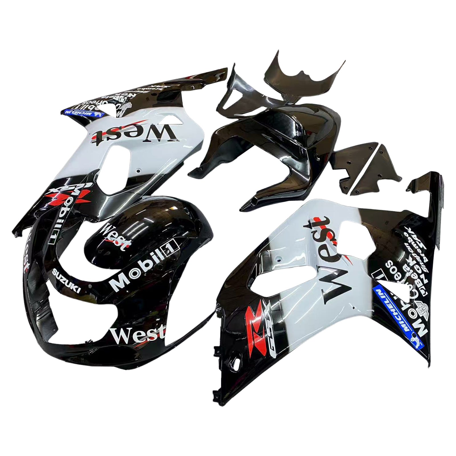 Amotopart Suzuki GSXR600 2001-2003 GSXR750 2000-2003 K1 Fairing Kit