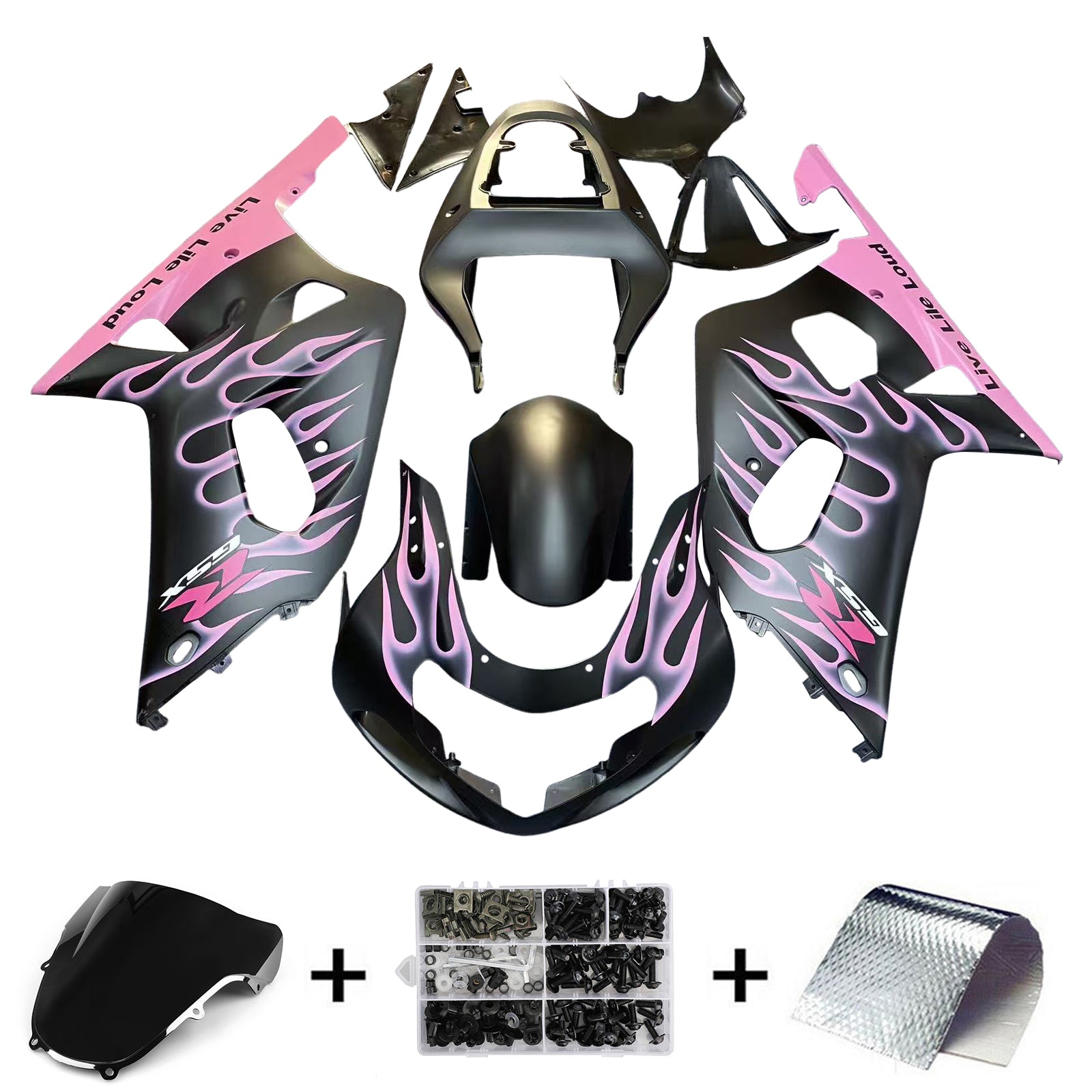 Amotopart Suzuki GSXR600 2001-2003 GSXR750 2000-2003 K1 Fairing Kit