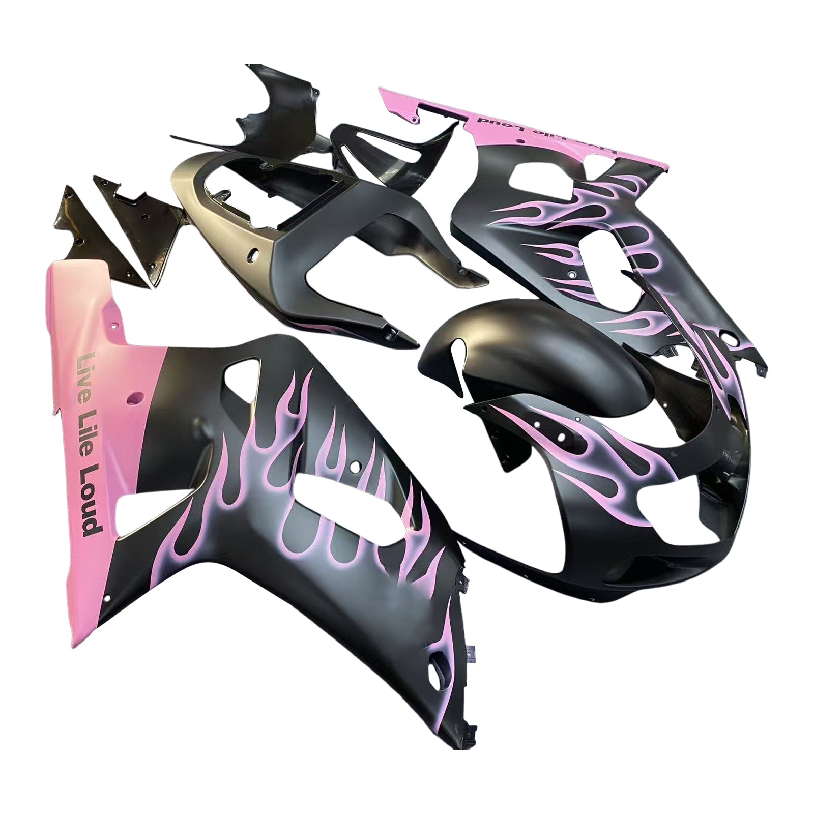 Pink Injection Fairing Kit For Suzuki GSXR600 2001-2003 GSXR750 2000-2003 K1