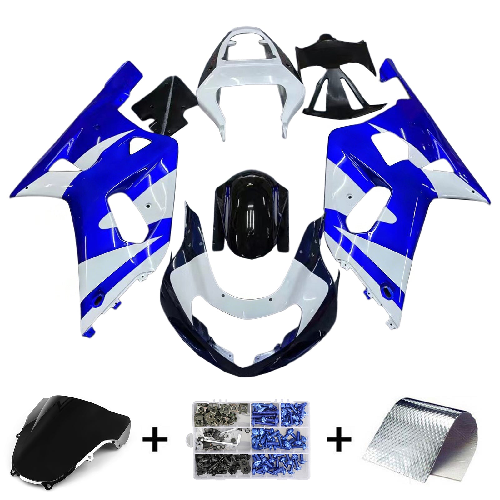 Injection Fairing Kit Bodywork Plastic ABS fit For Suzuki GSXR750 2001-2003