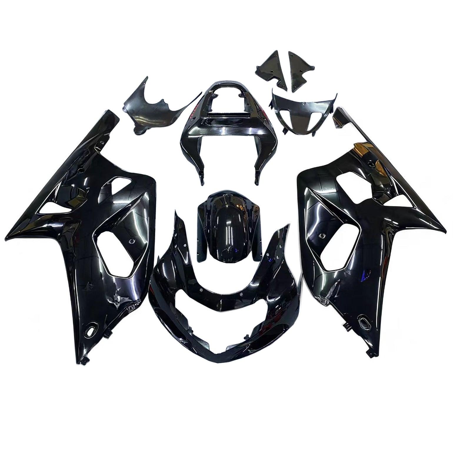 Fairings 2001-2003 Suzuki GSXR 750 Black GSXR Generic