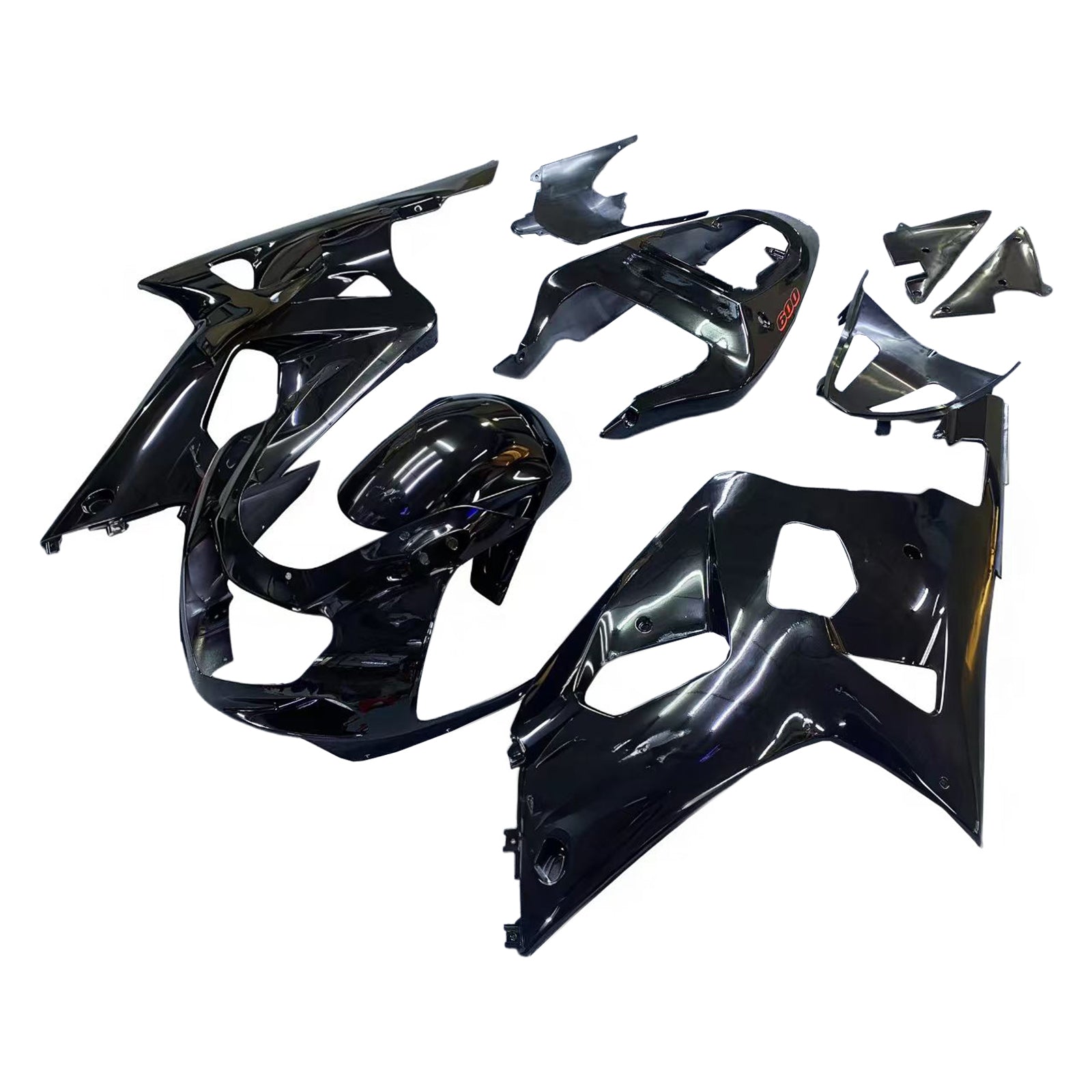 Fairings 2001-2003 Suzuki GSXR 750 Black GSXR Generic