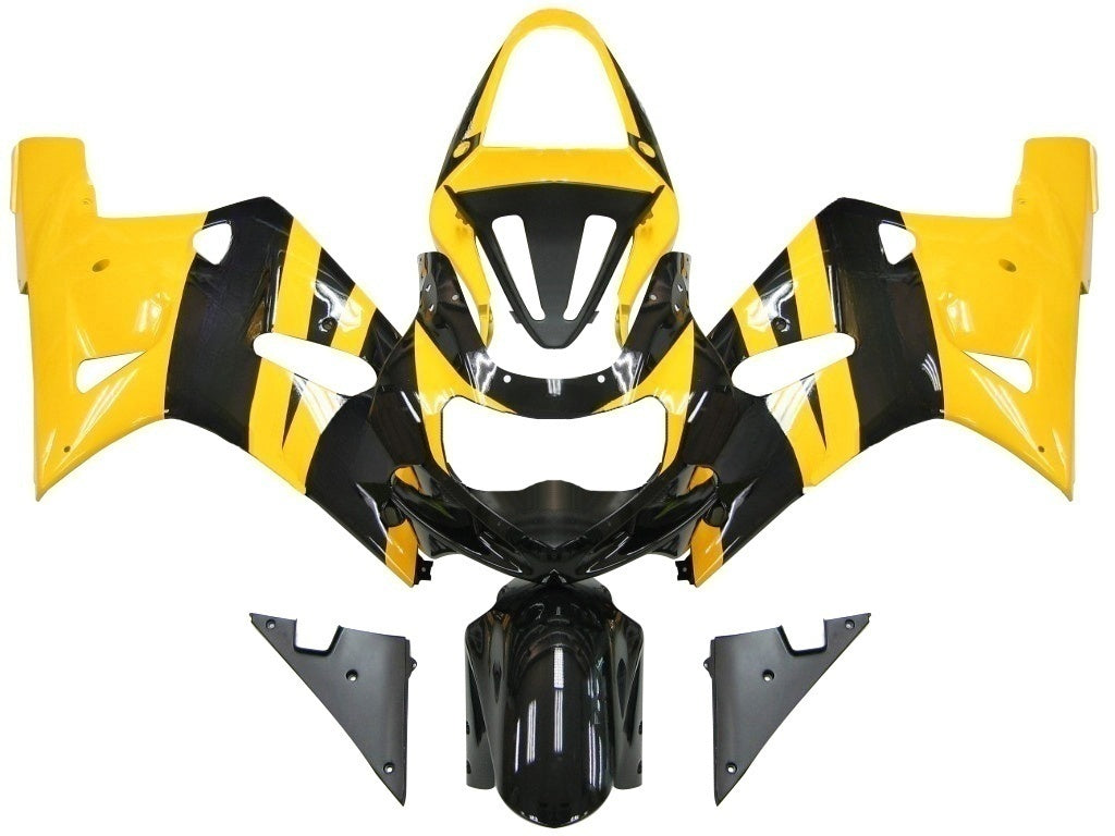 Fairings 2001-2003 Suzuki GSXR 750 Yellow & Black GSXR Generic