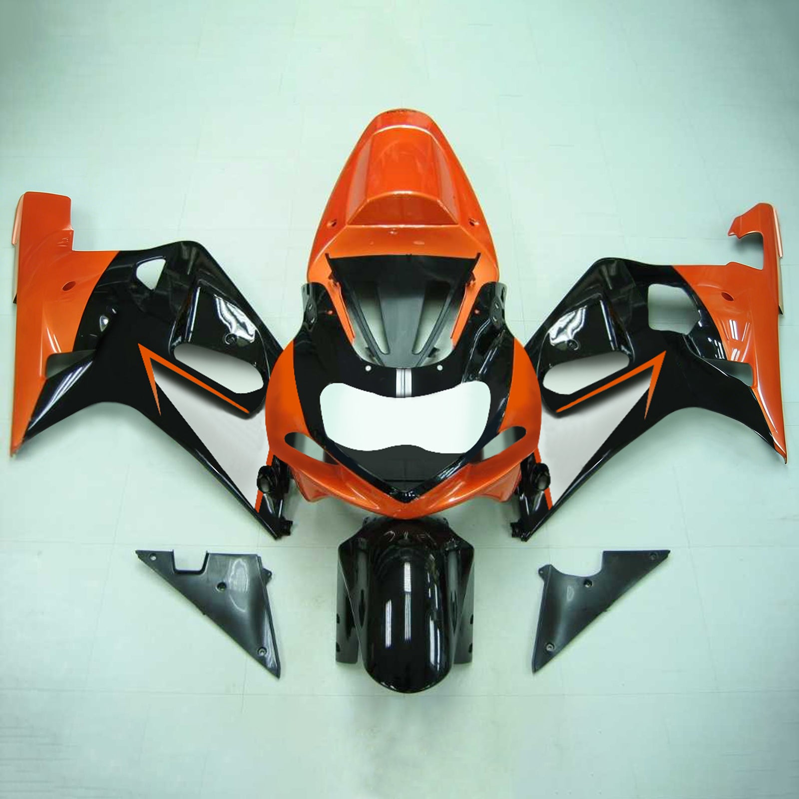 스즈키 GSXR750 2001-2003 페어링 키트 차체 플라스틱 ABS