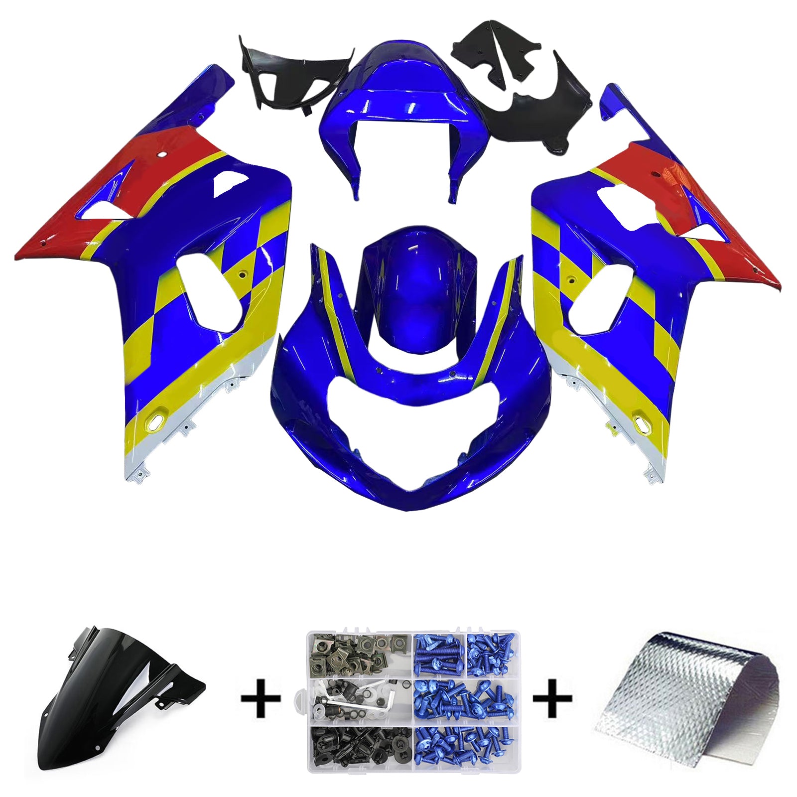 Suzuki GSXR750 2001-2003 Fairing Kit Bodywork Plastic ABS