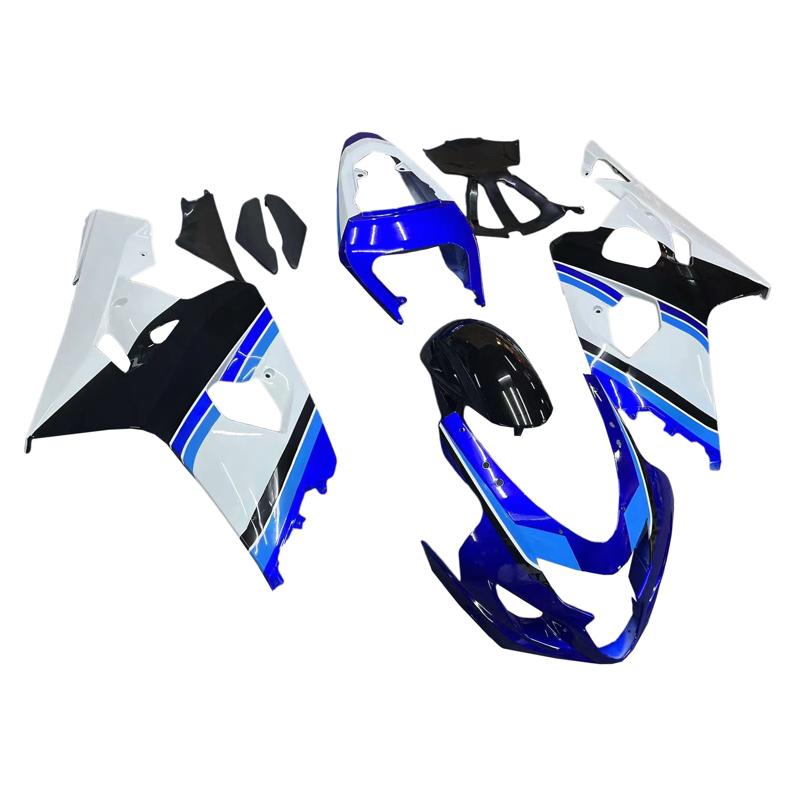 Fairings 2004-2005 Suzuki GSXR 600 750 Blue White Black GSXR Generic