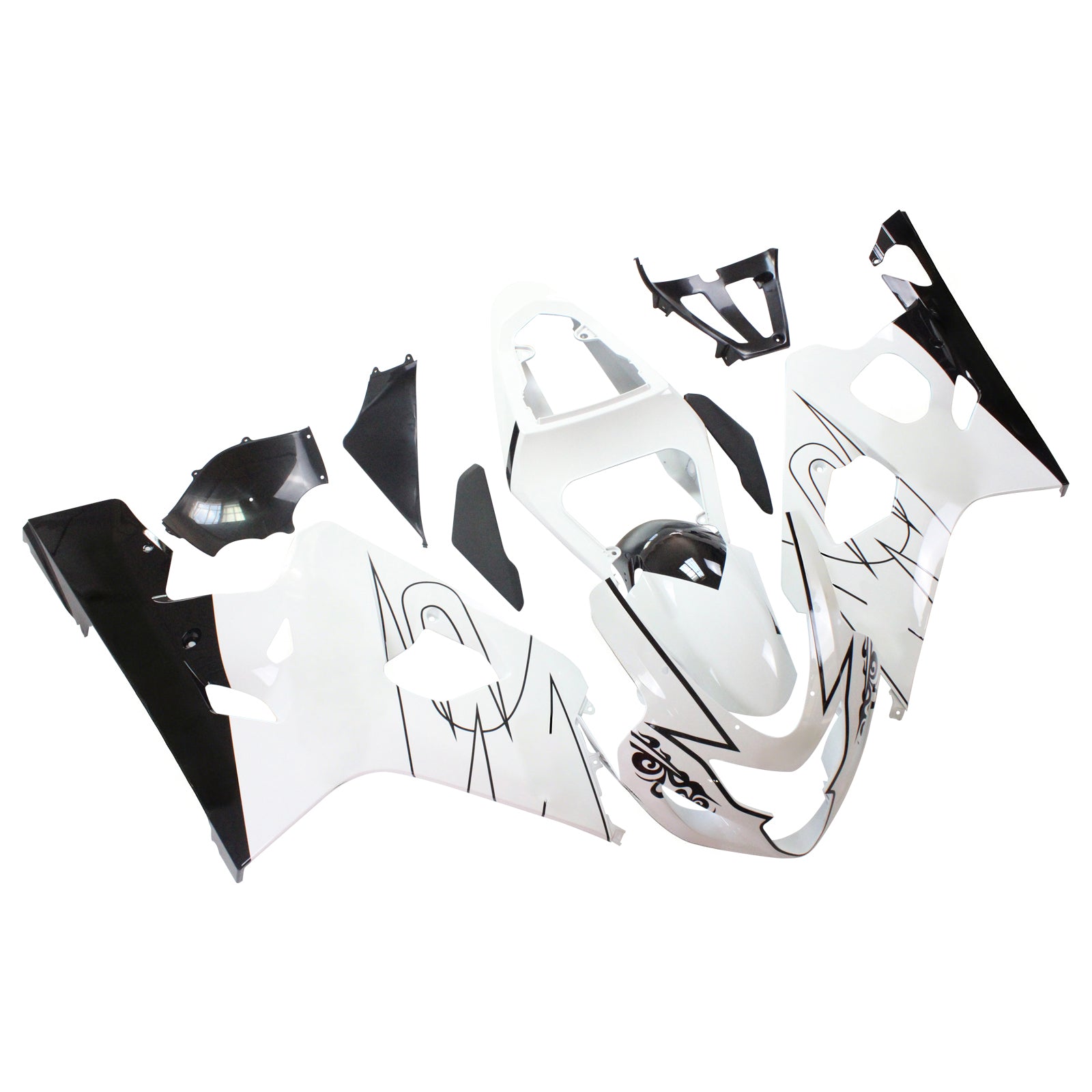 Fairings 2004-2005 Suzuki GSXR 600 750 White Alstare Corona Generic