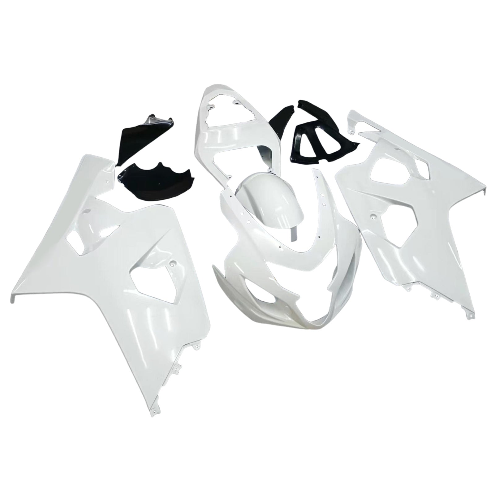 Fairings 2004-2005 Suzuki GSXR 600 750 White Metallic GSXR Generic