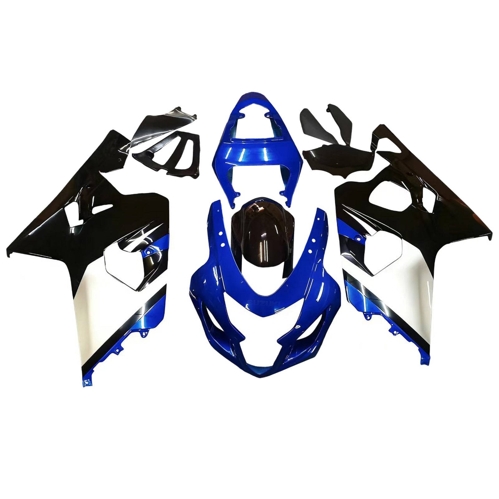 Fairings 2004-2005 Suzuki GSXR 600 750 Blue Black Suzuki GSXR Generic