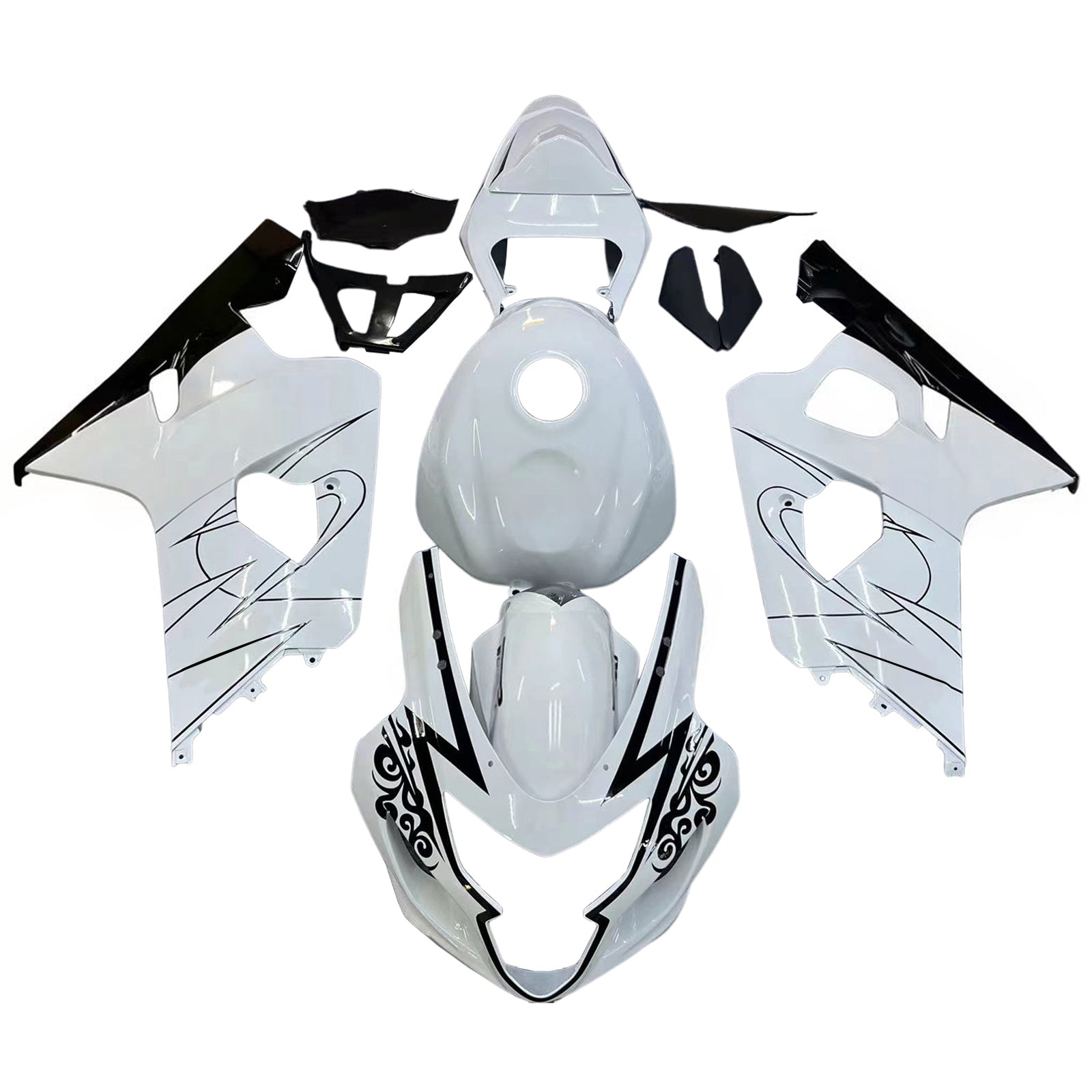 스즈키 GSXR 600/750 2004-2005 K4 페어링 키트 차체 플라스틱 ABS