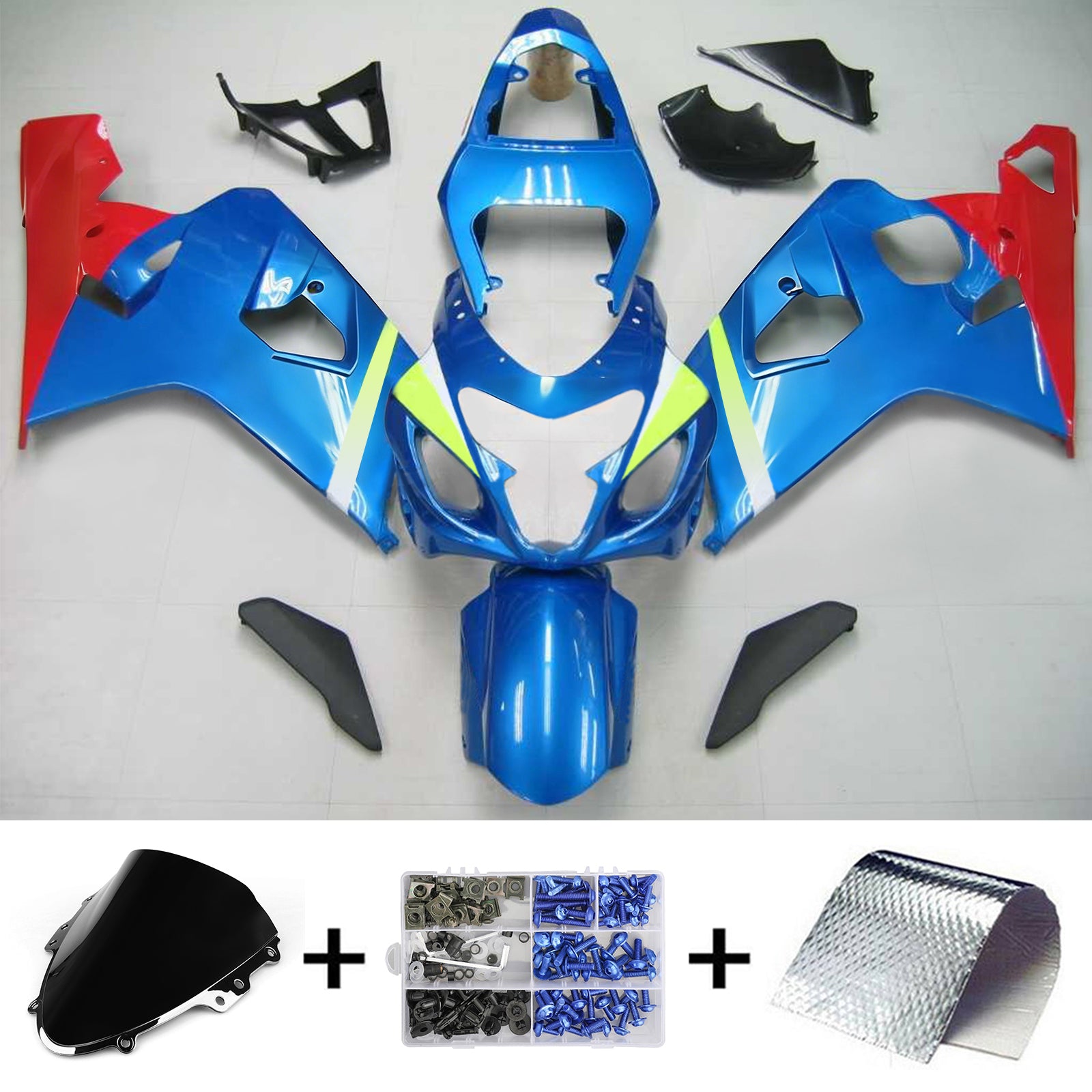 Suzuki GSXR 600/750 2004-2005 Fairing Kit Bodywork Plastic ABS K4