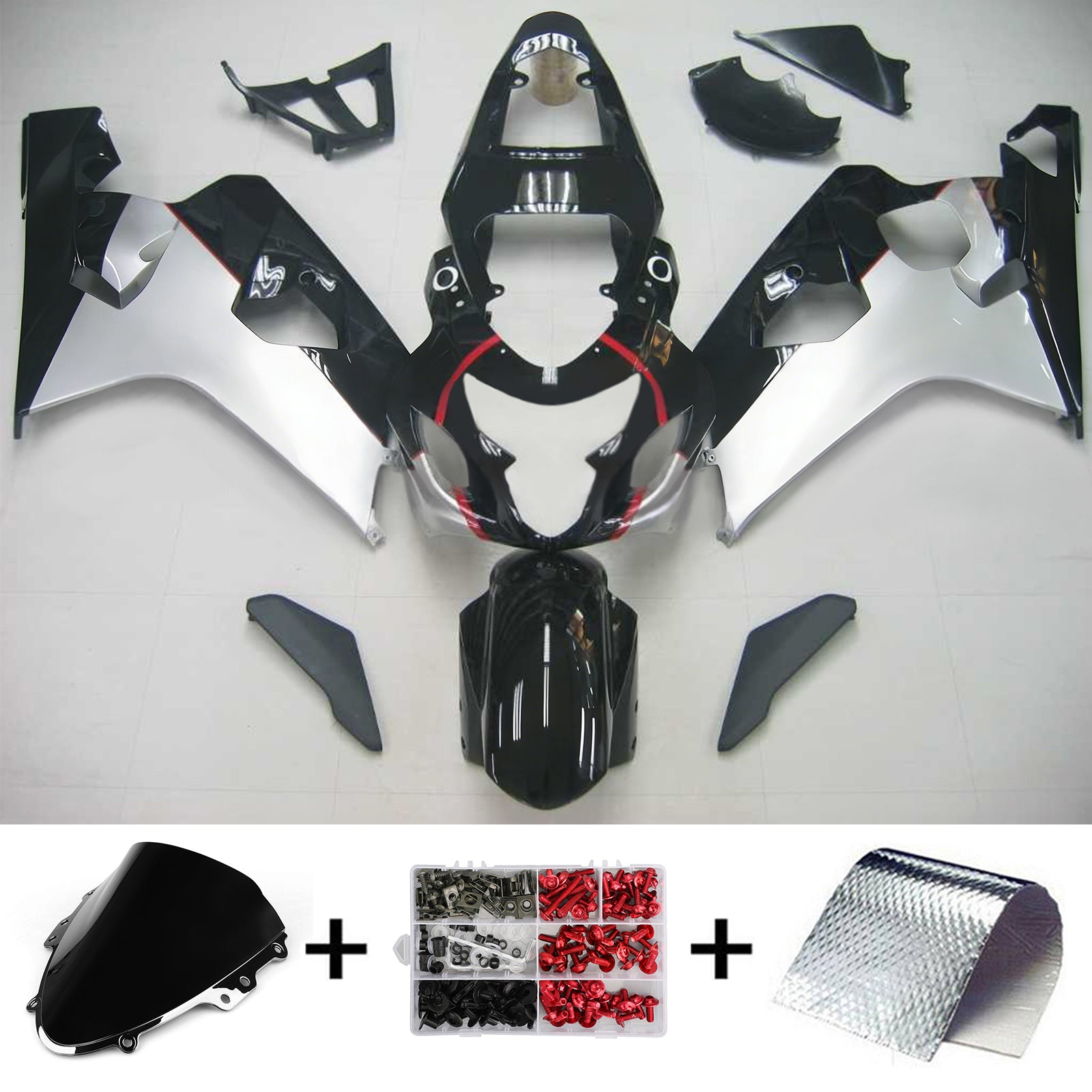 Suzuki GSXR 600/750 2004-2005 Fairing Kit Bodywork Plastic ABS