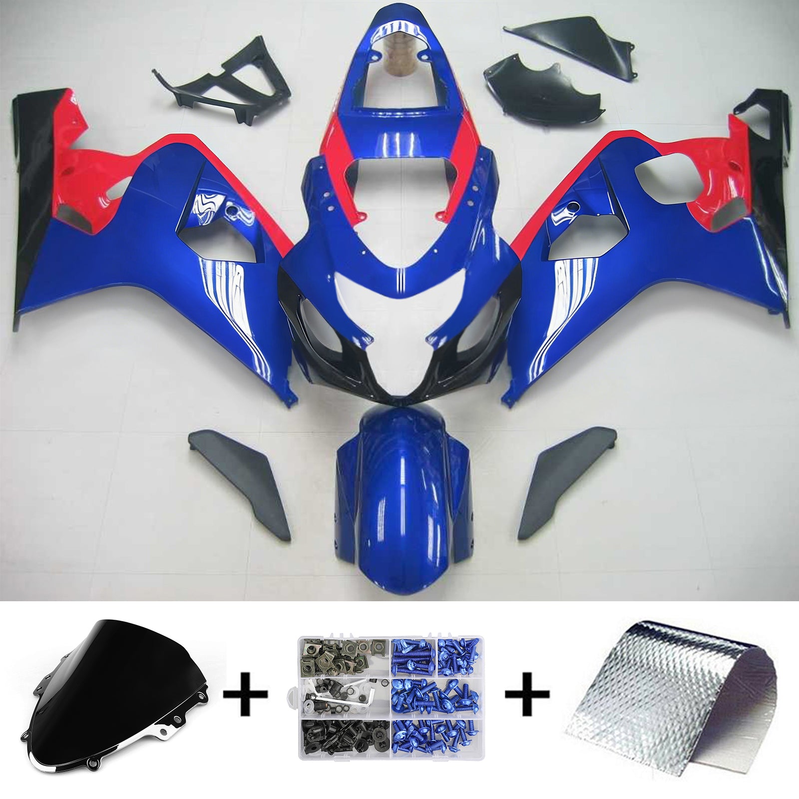 Suzuki GSXR 600/750 2004-2005 Kit Carenado Carrocería Plástico ABS
