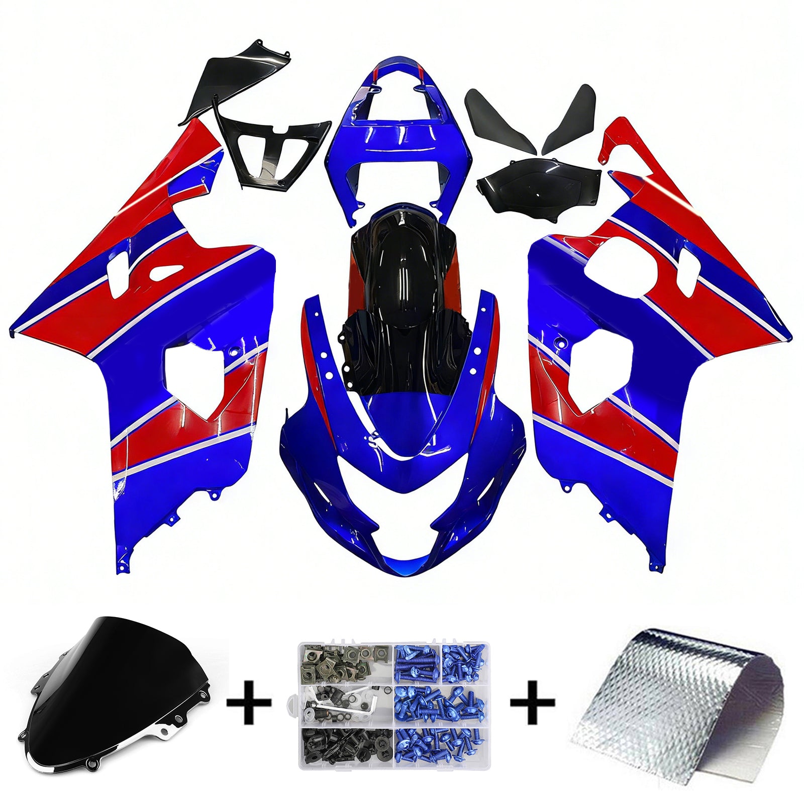 Suzuki GSXR 600/750 2004-2005 Fairing Kit Bodywork Plastic ABS