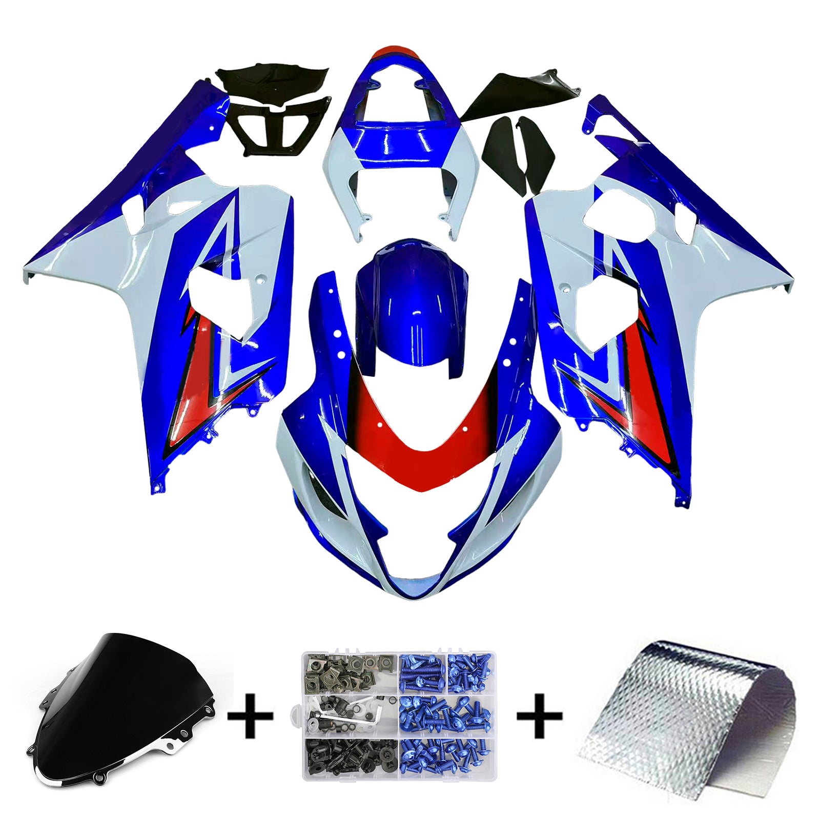 Suzuki GSXR 600/750 2004-2005 Fairing Kit Bodywork Plastic ABS