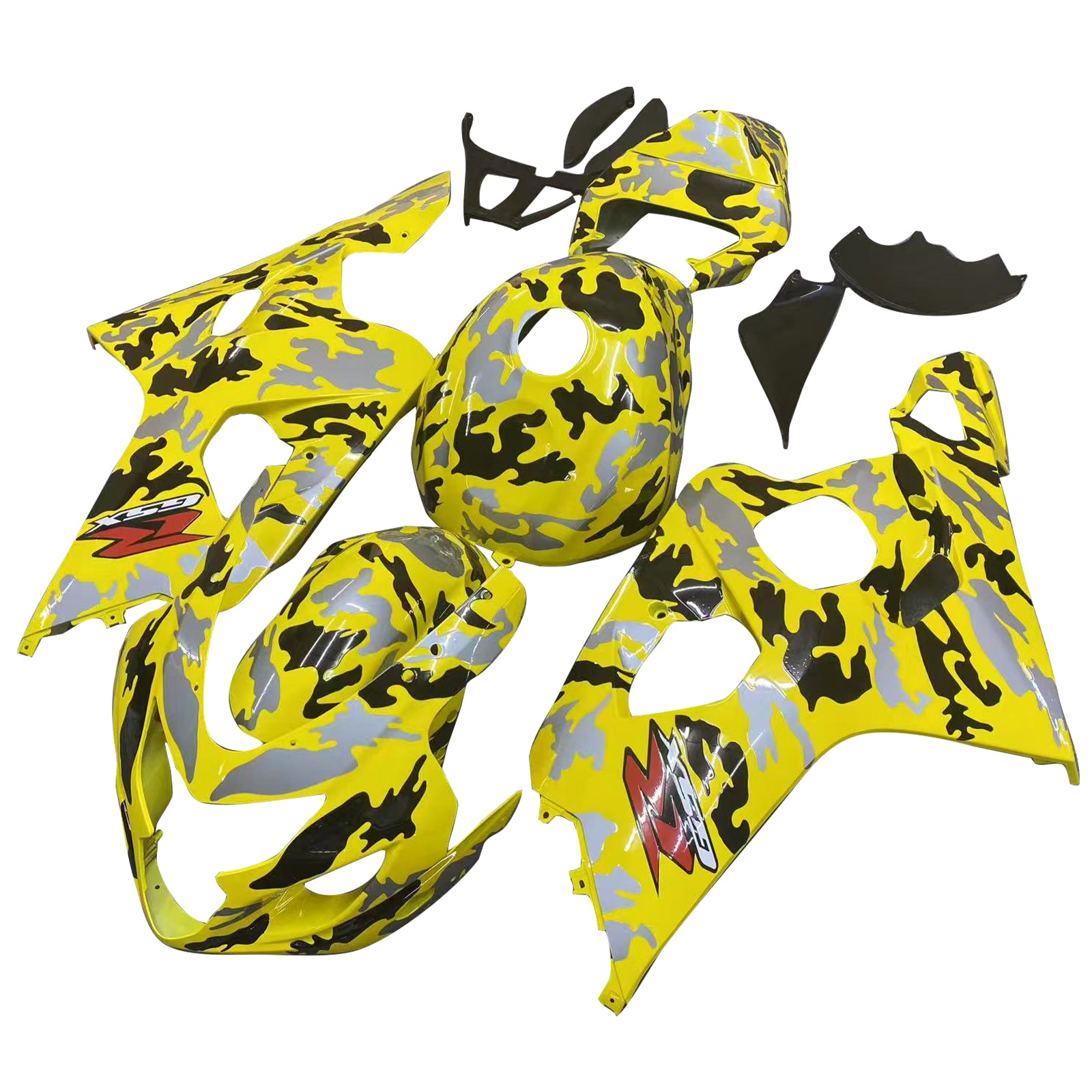 Amotopart Suzuki GSXR 600/750 2004-2005 K4 Fairing Kit Bodywork Plastic ABS