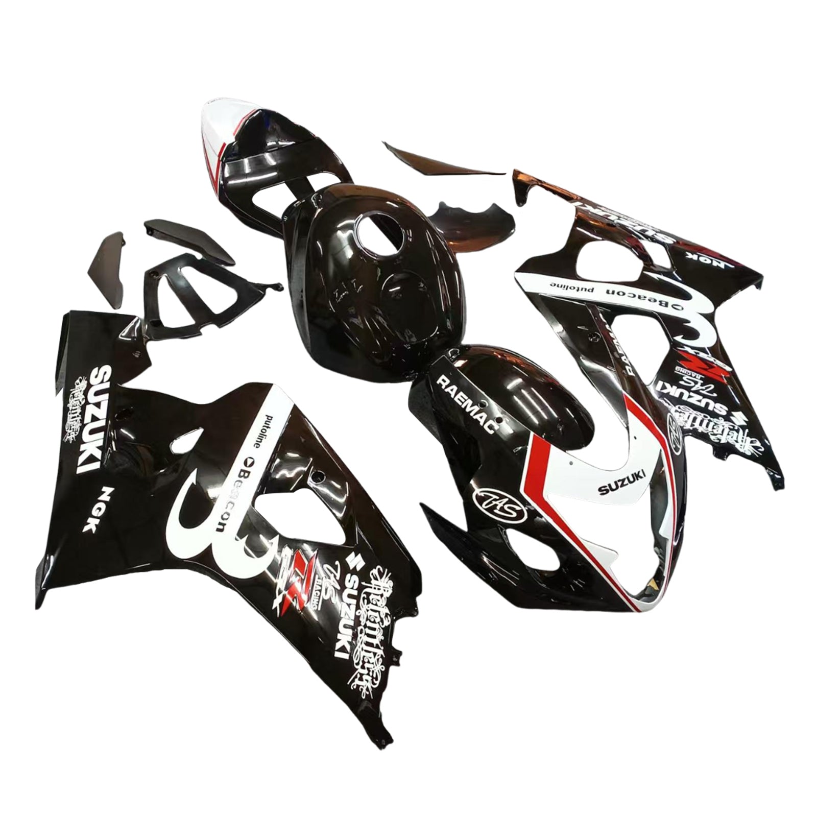 Amotopart Suzuki GSXR 600/750 2004-2005 K4 Fairing Kit Bodywork Plastic ABS