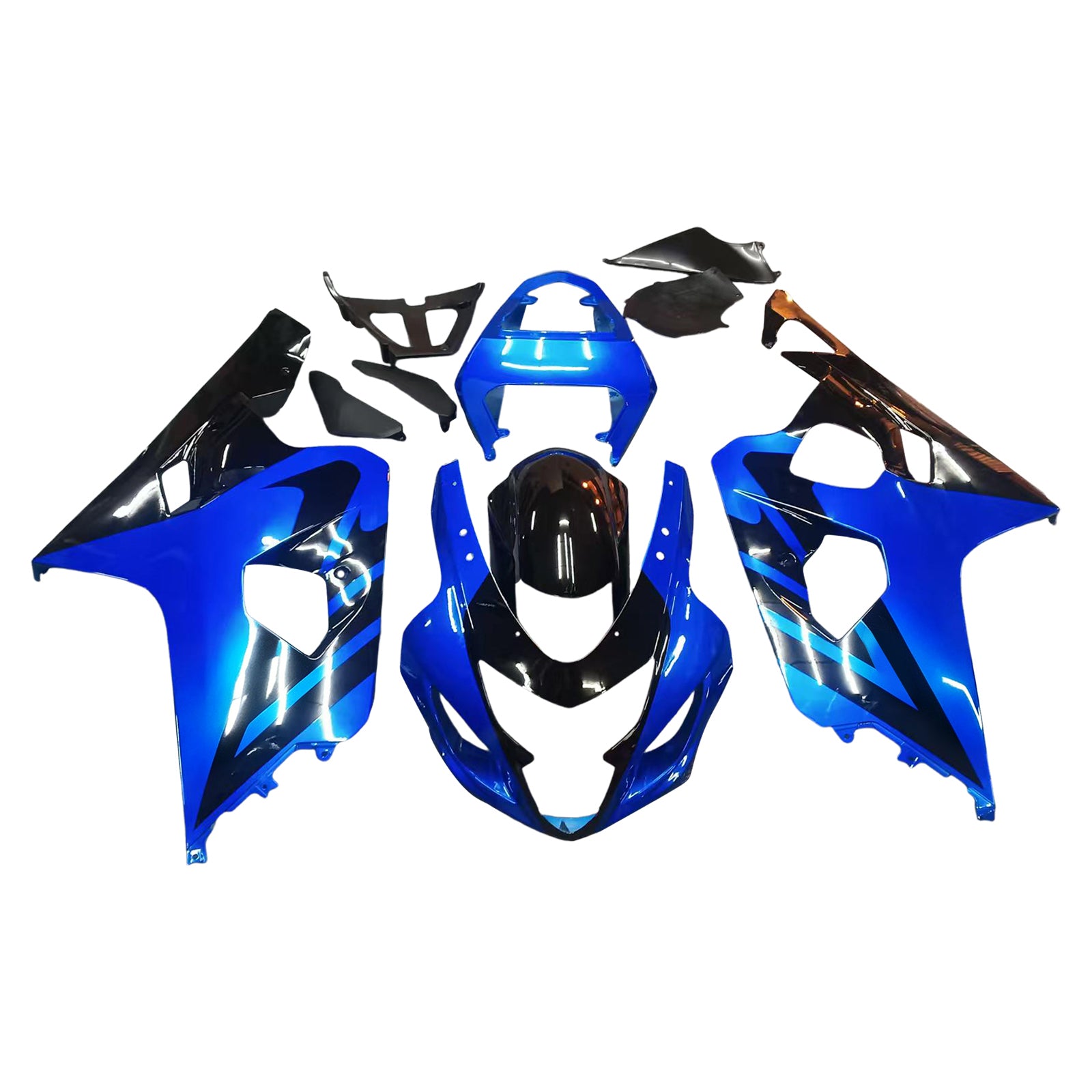 Blue Injection Fairing Kit Bodywork Plastic ABS For Suzuki GSXR 600/750 2004-2005 K4