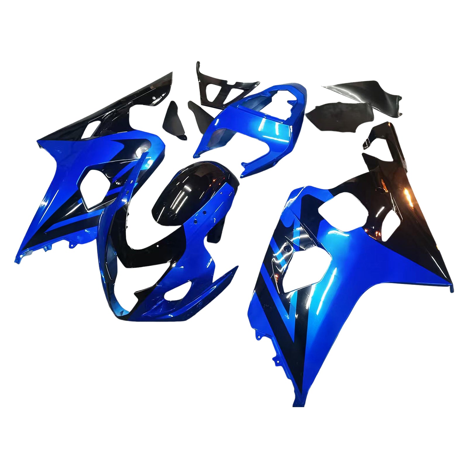 Blue Injection Fairing Kit Bodywork Plastic ABS For Suzuki GSXR 600/750 2004-2005 K4
