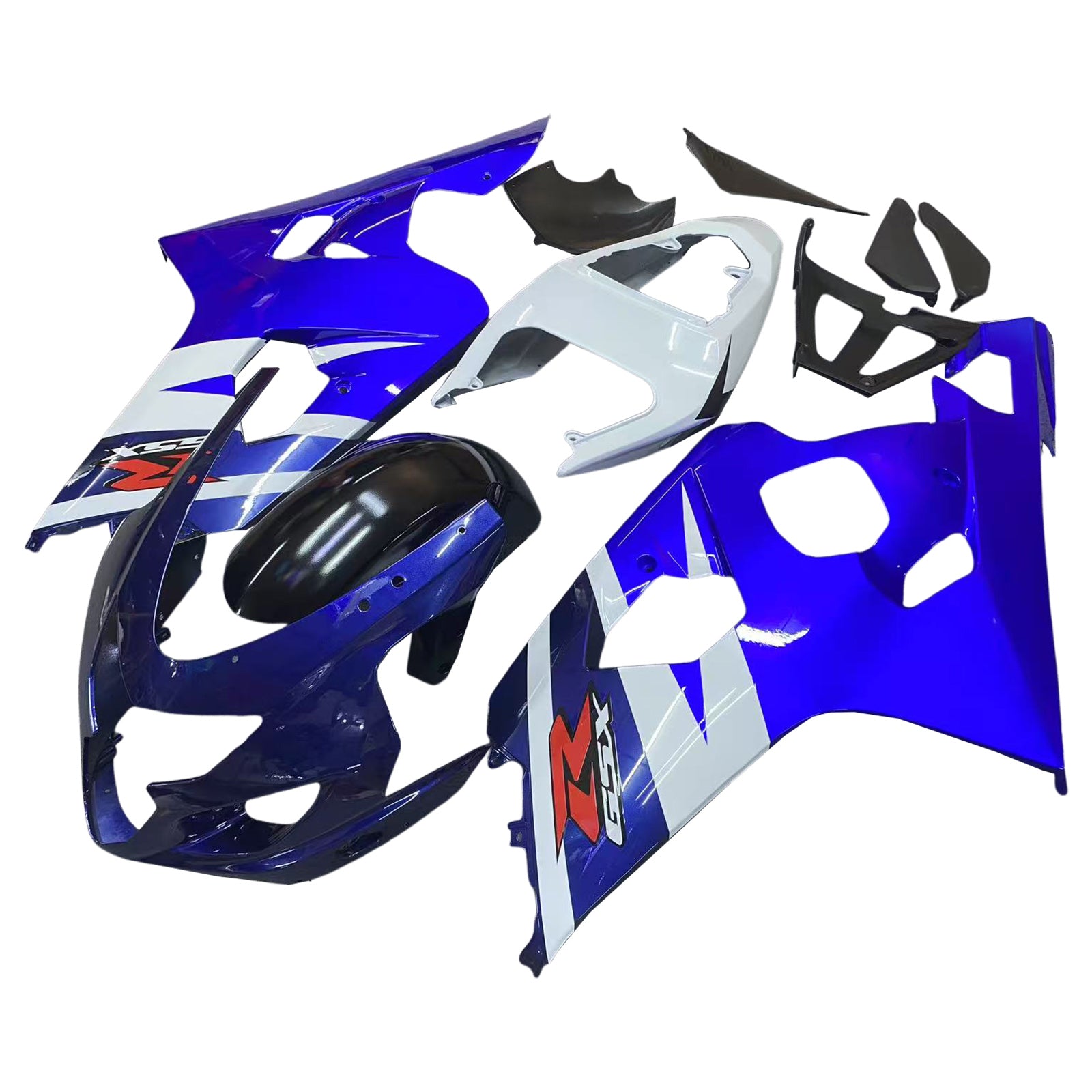 Amotopart Suzuki GSXR 600/750 2004-2005 K4 Fairing Kit Bodywork Plastic ABS