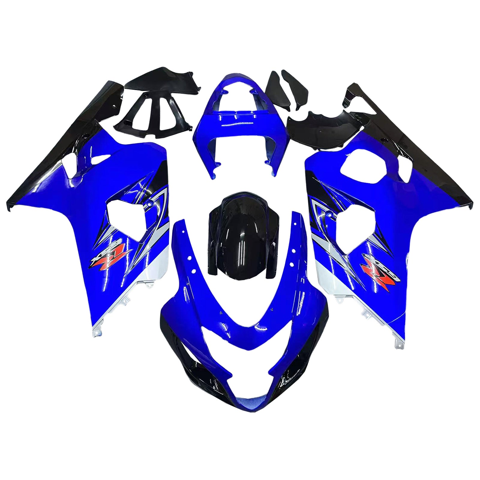 Amotopart Suzuki GSXR 600/750 2004-2005 K4 Fairing Kit Bodywork Plastic ABS